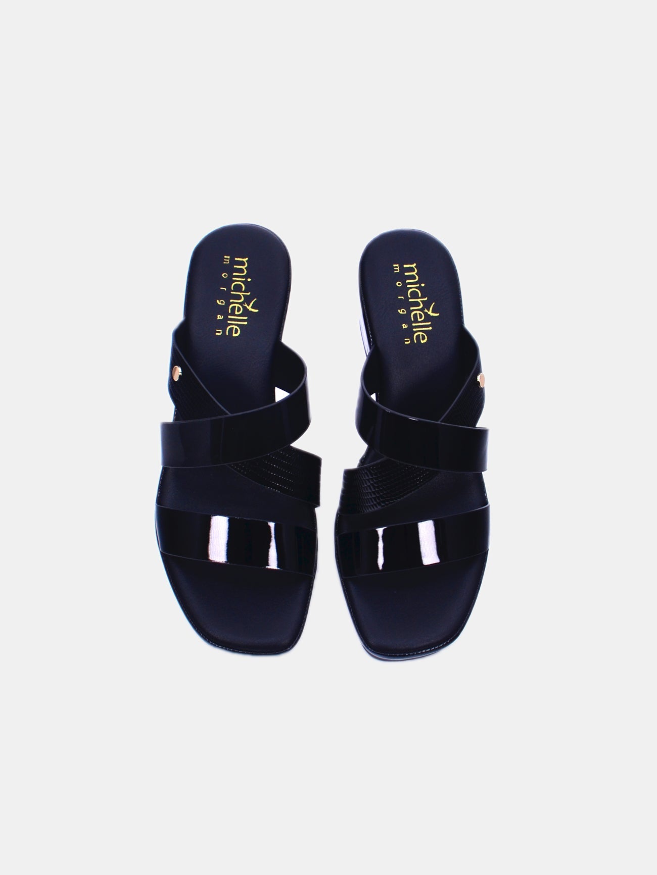 Michelle Morgan 114RJ217 Women's Heeled Sandals #color_Black