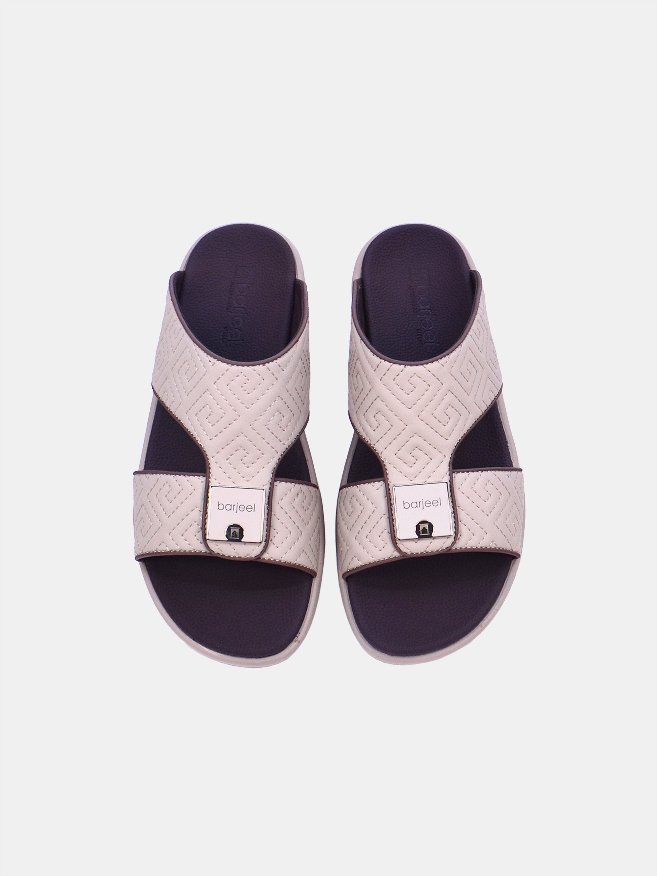Barjeel Uno M 121 Men's Arabic Sandals #color_beige