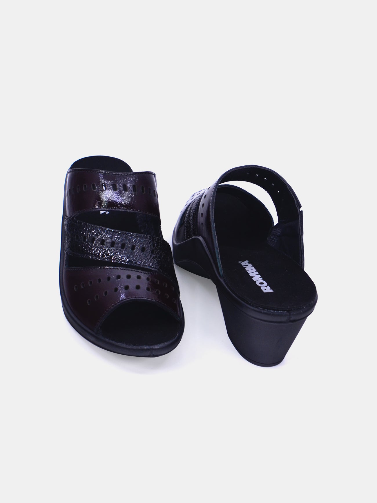 Romika 27162-AR544 Heel Sandals #color_Maroon