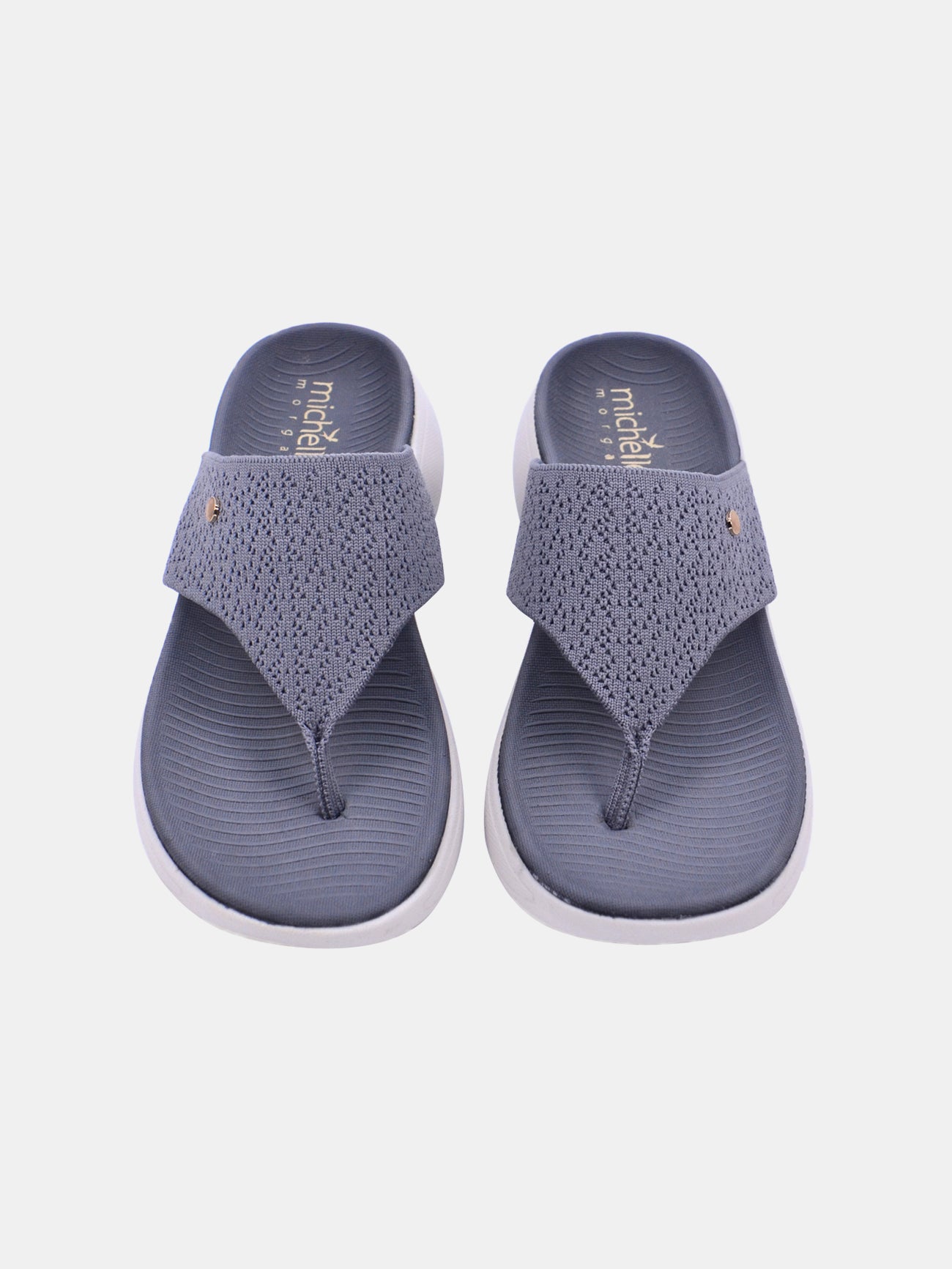 Michelle Morgan 214RJ532 Women's Casual Sandals #color_Gray