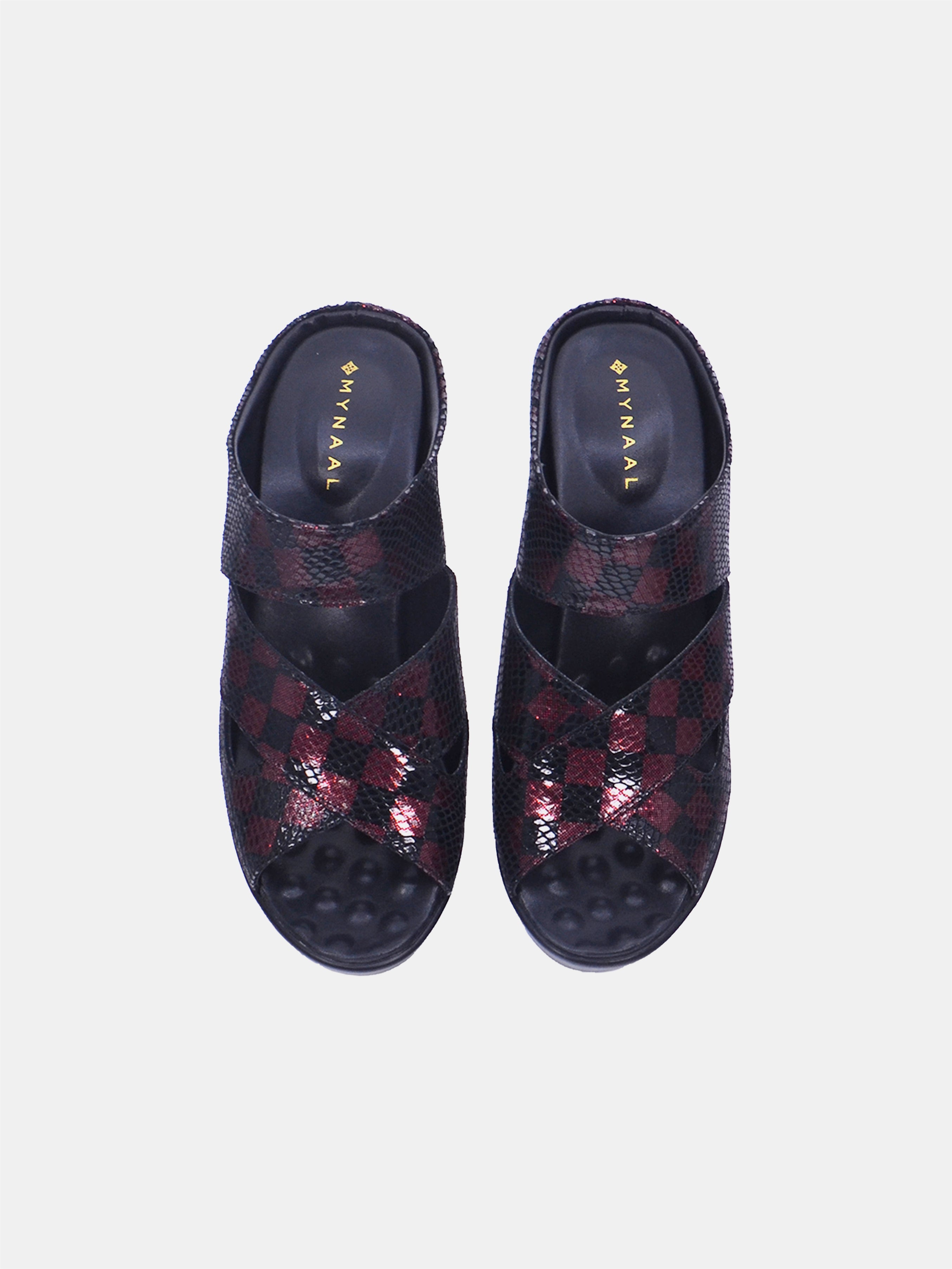 Mynaal Dana Women's Sandals #color_maroon