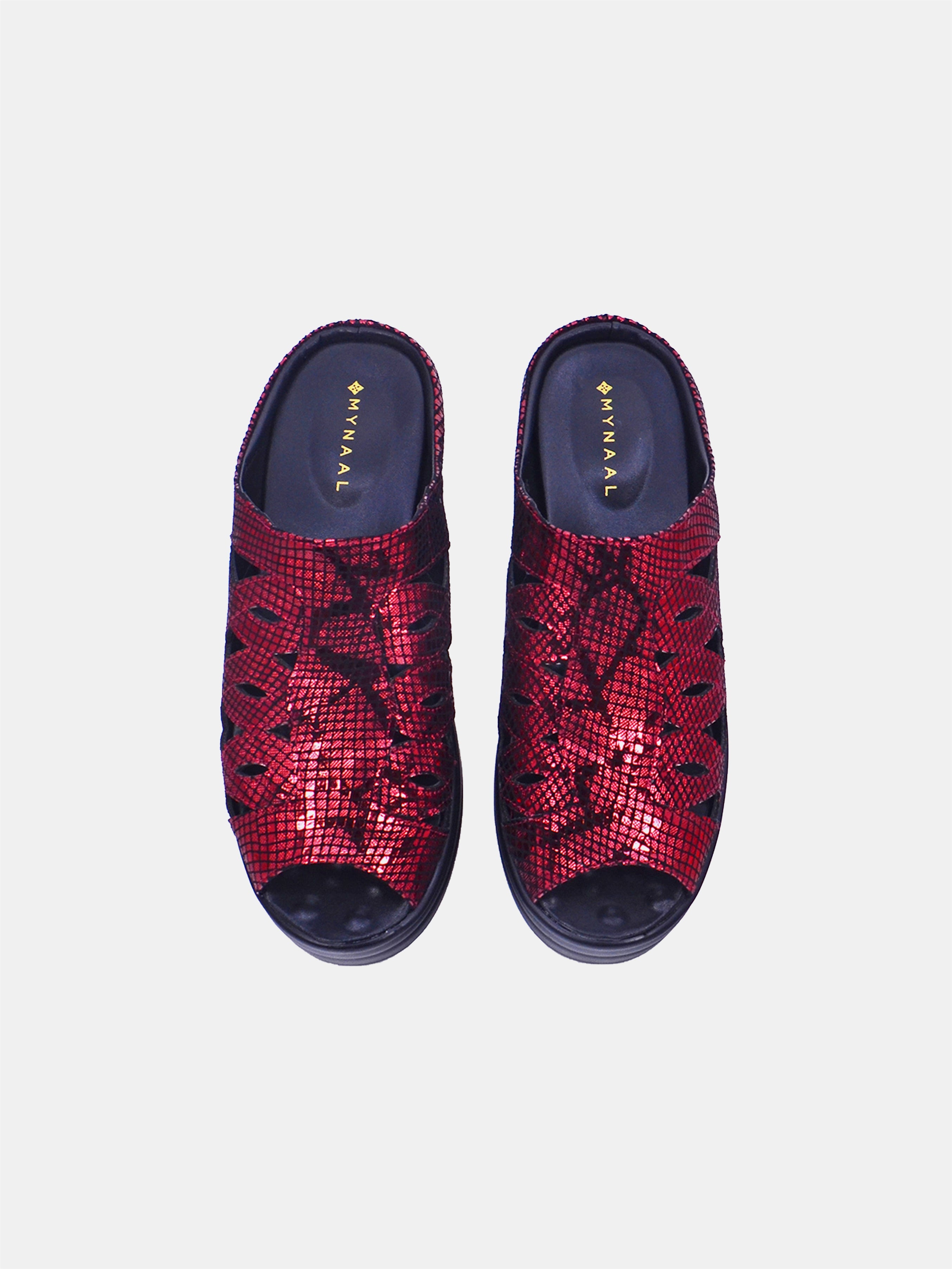 Mynaal Qareen Women's Sandals #color_maroon