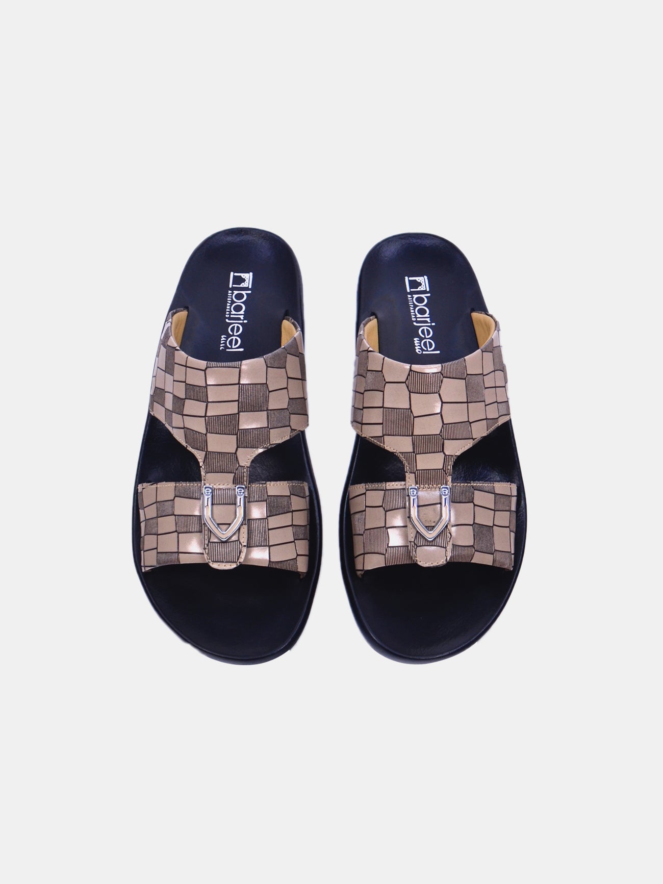 Barjeel Uno 63092 Men's Sandals #color_Beige