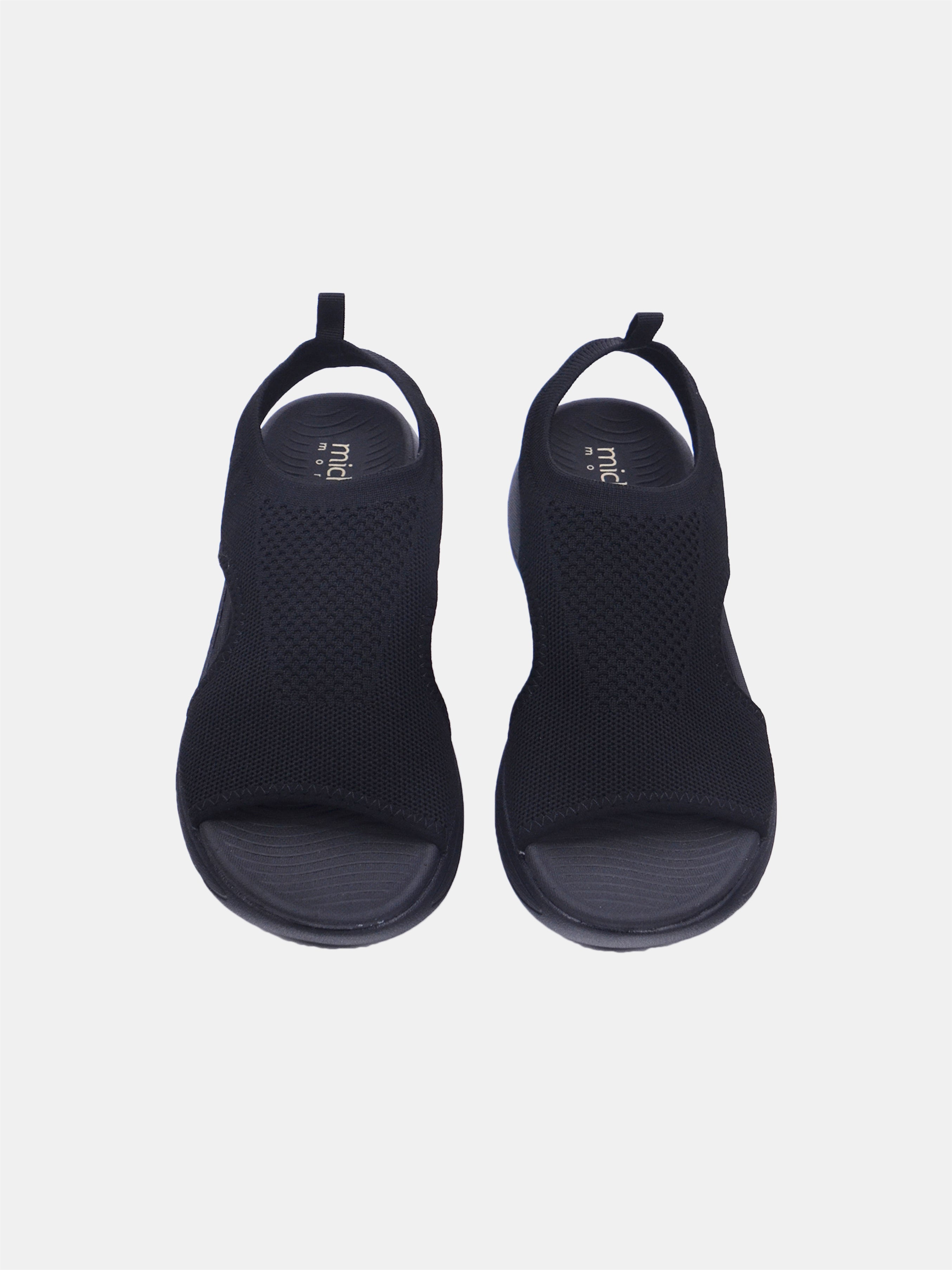 Michelle Morgan 214RJ536 Women's Casual Sandals #color_Black