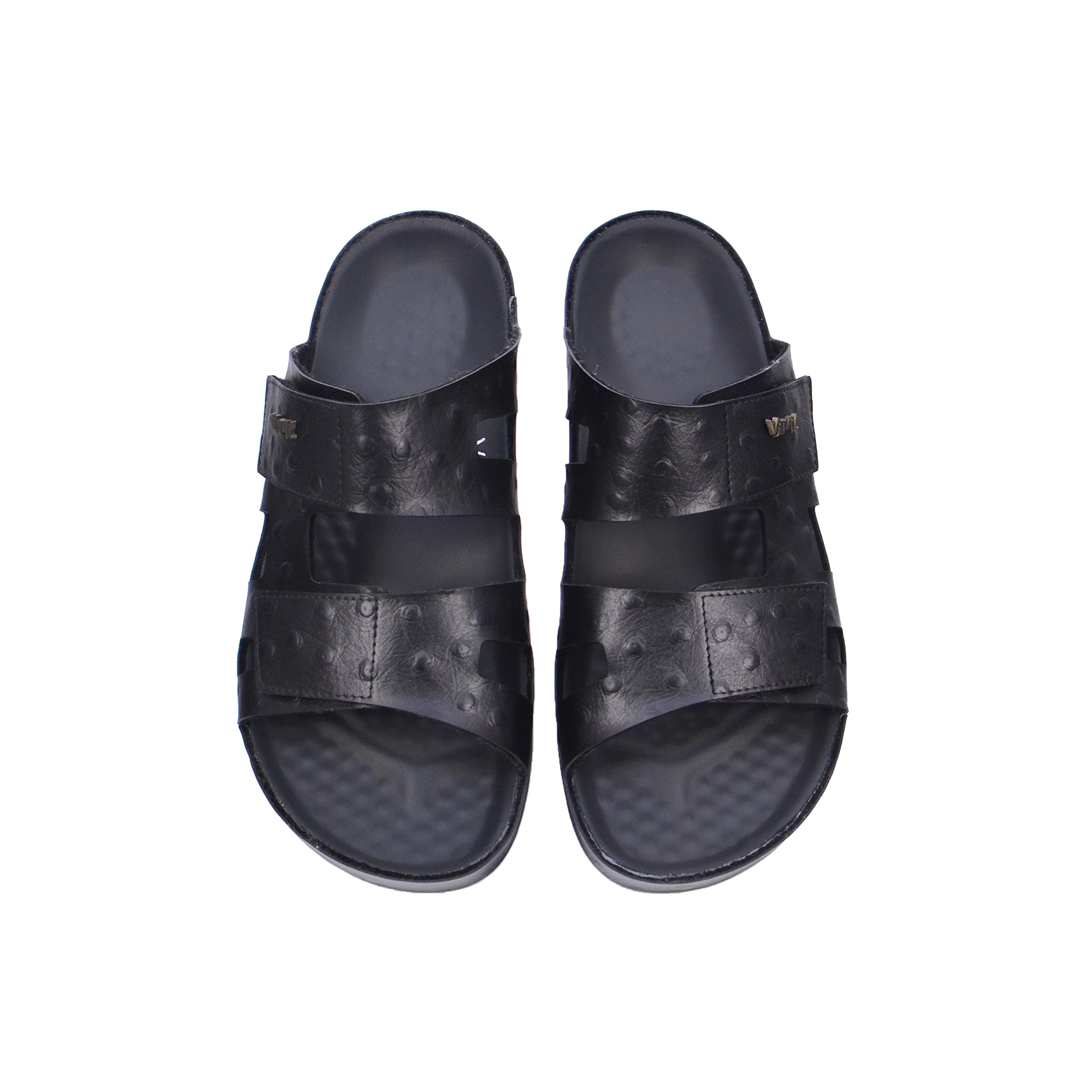 Vital Synth. Strauss 09133SY-311-99 Men's Sandals #color_Black