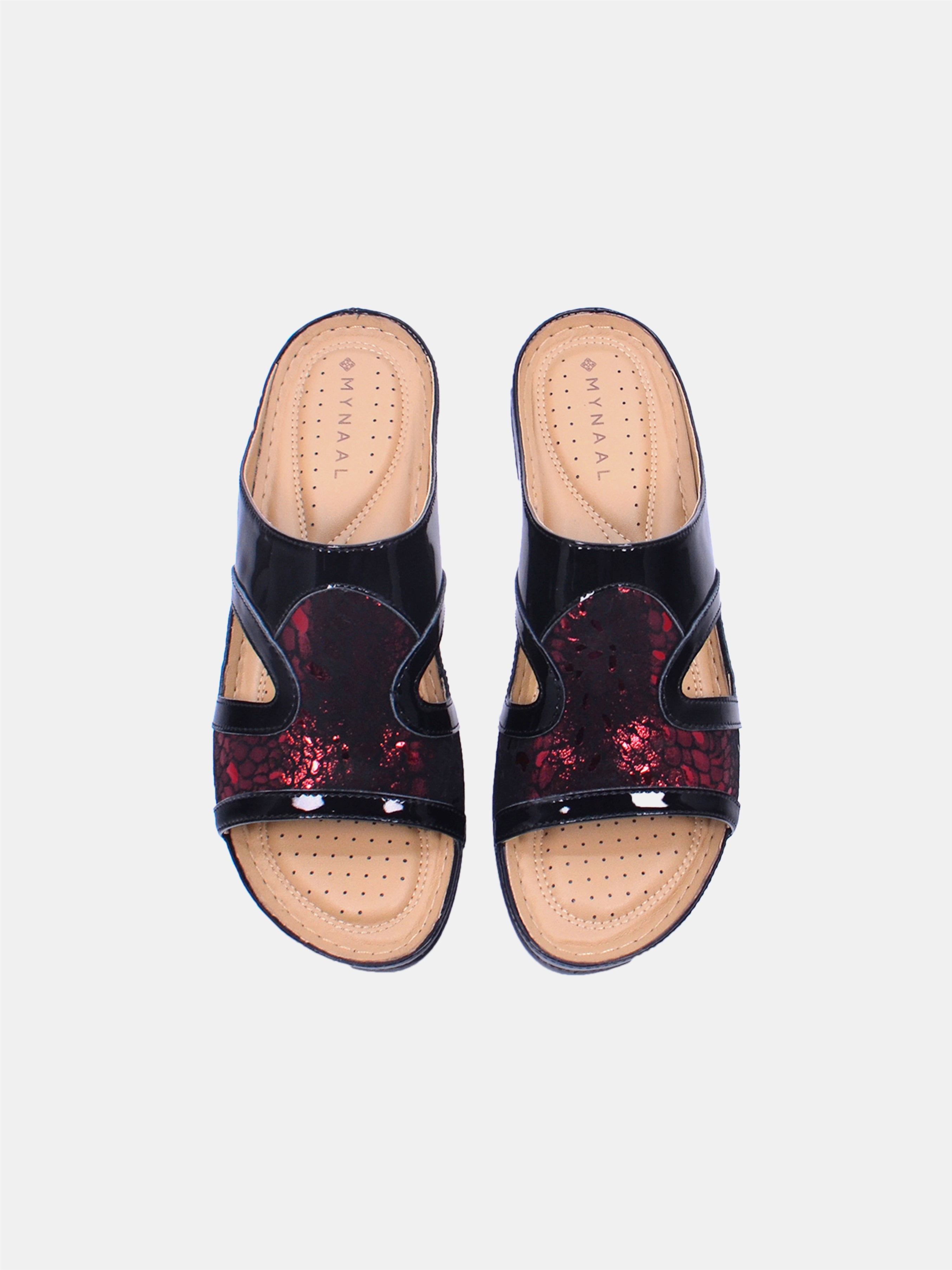 Mynaal Floriane Women's Sandals #color_maroon