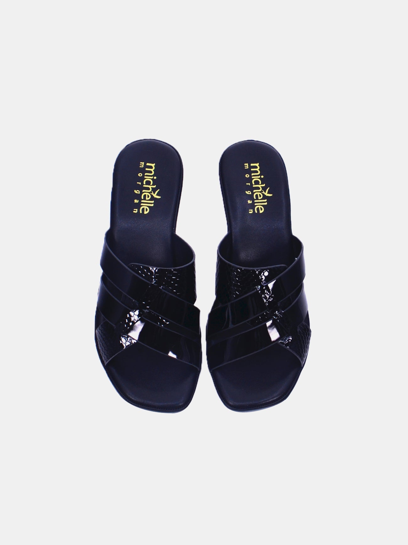 Michelle Morgan 314ZD12C Women's Heeled Sandals #color_Black