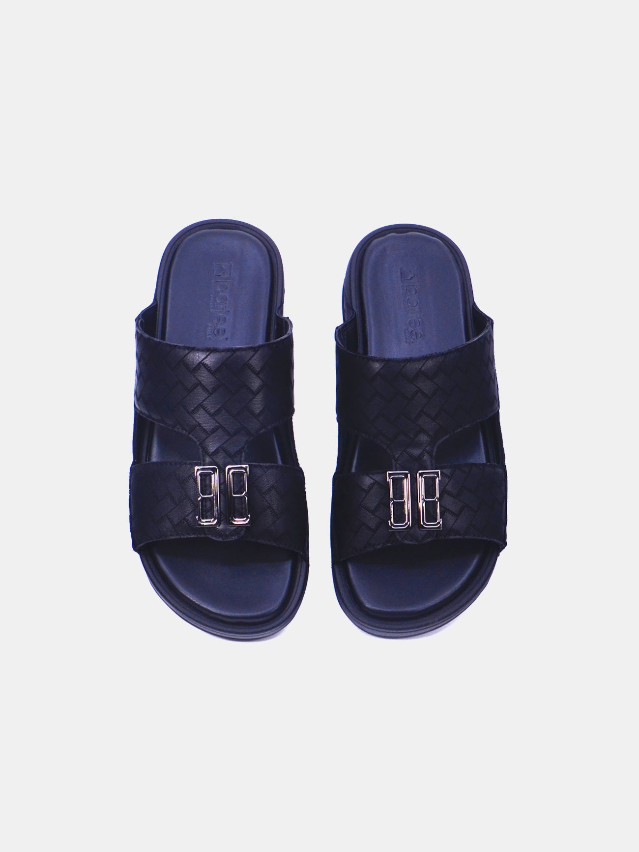 Barjeel Uno 2368-1 Men's Arabic Sandals #color_black