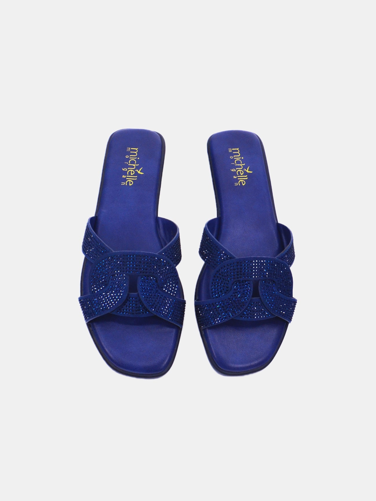 Michelle Morgan 114RC10B Women's Flat Sandals #color_Navy