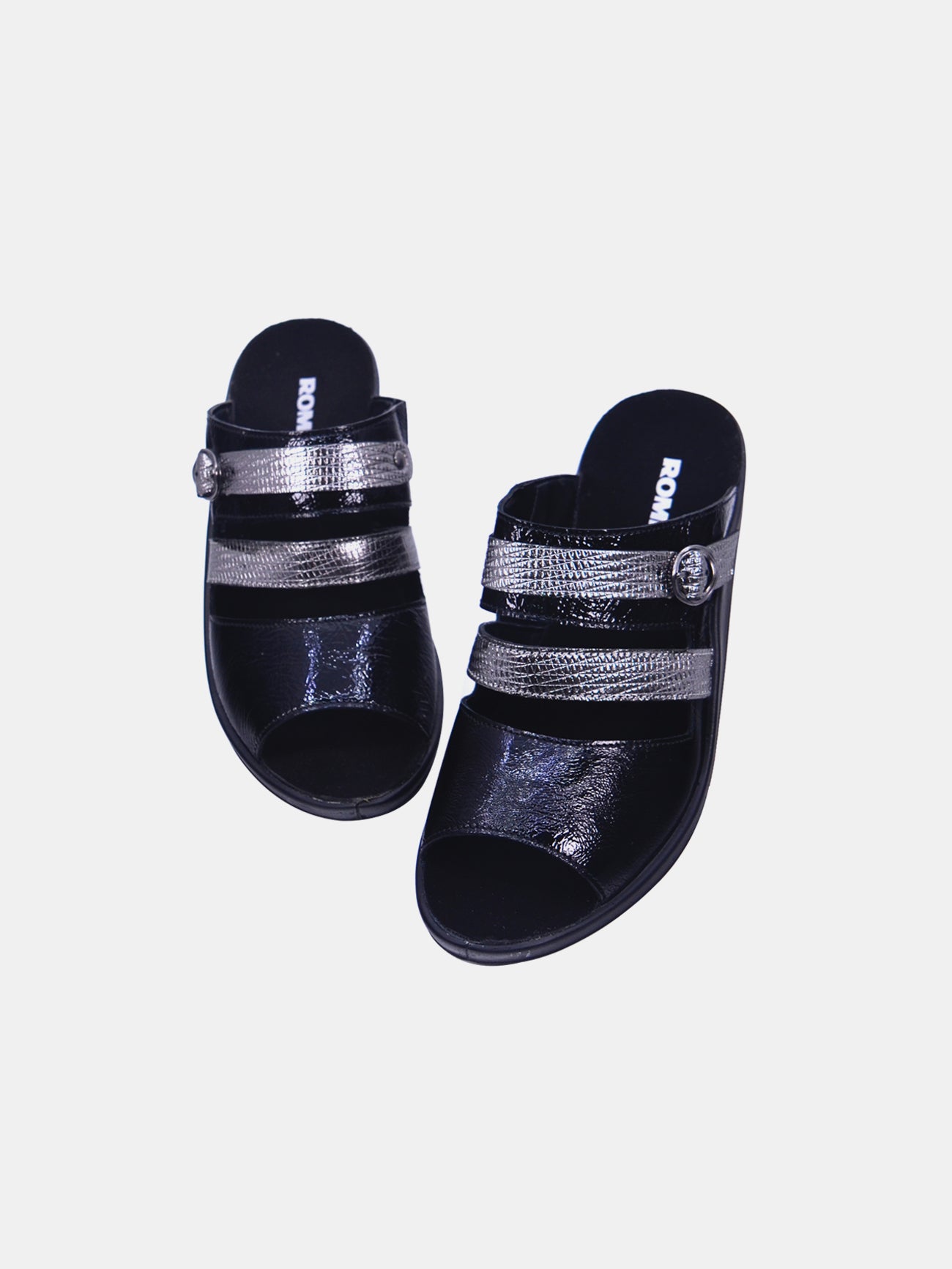 Romika 27168-AR547 Heel Sandals #color_Gray