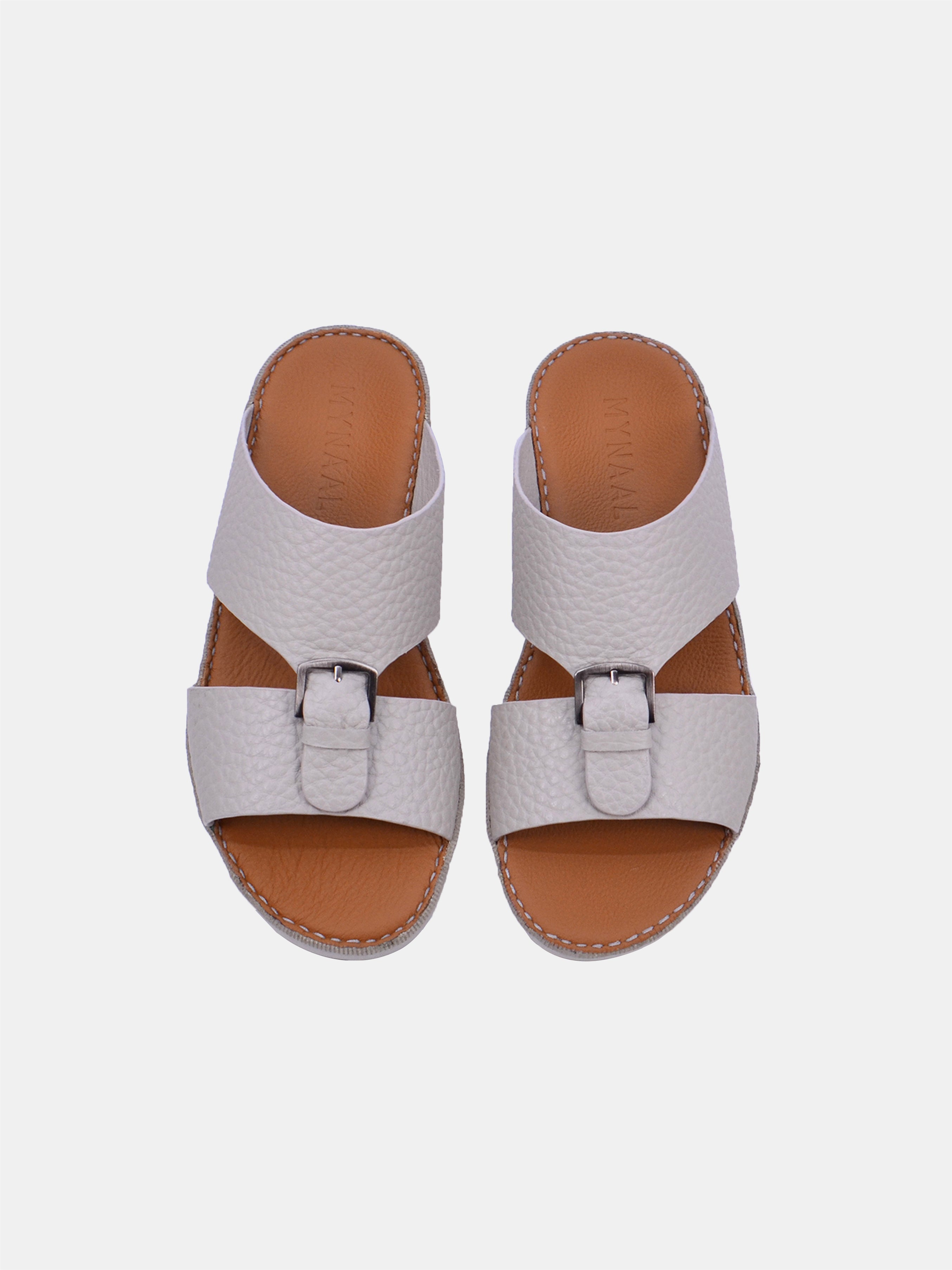 Mynaal B118 Men's Arabic Sandals #color_Beige