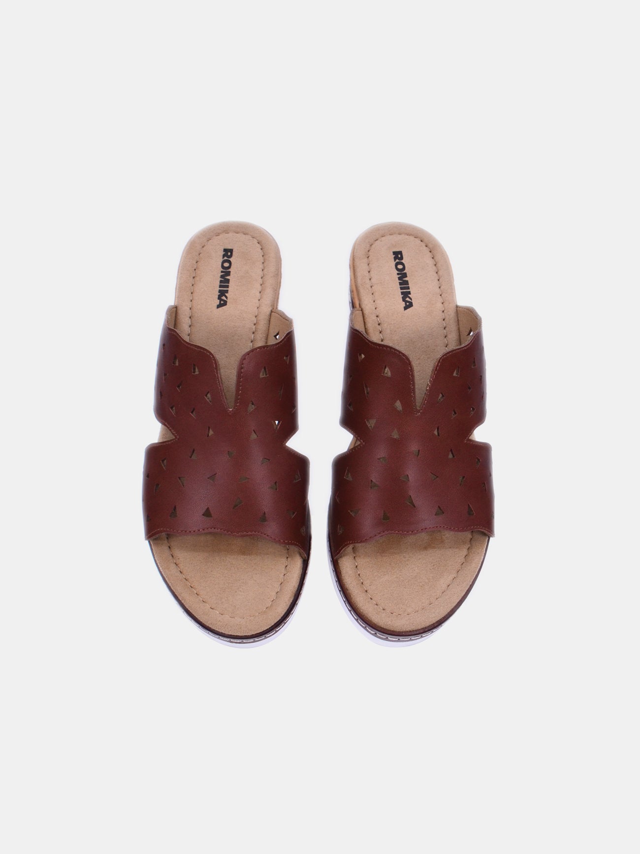 Romika 91405-AR95 Wedge Sandals #color_Brown