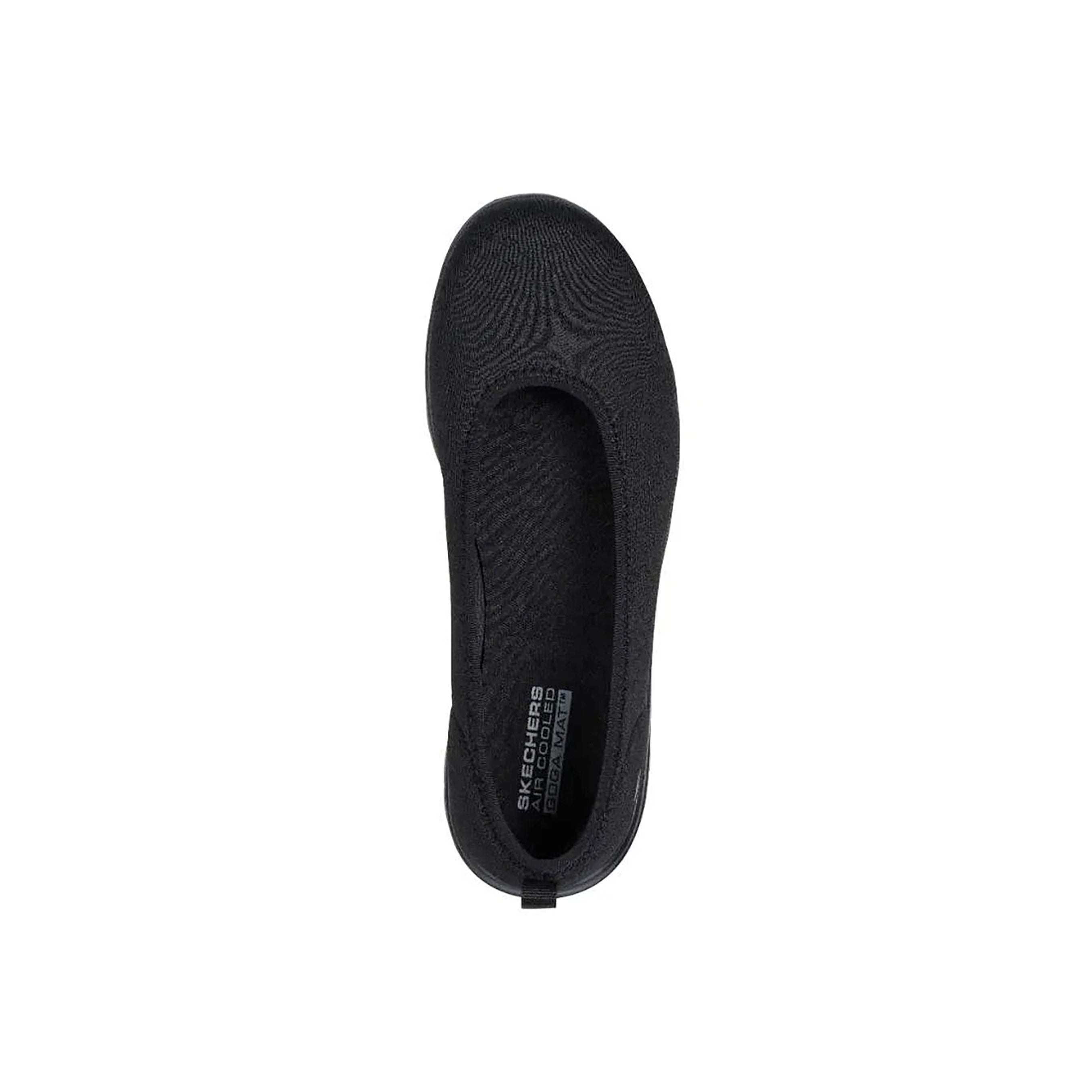 Skechers Women's On-The-GO Flex - Siena Wide Fit Shoes #color_Black