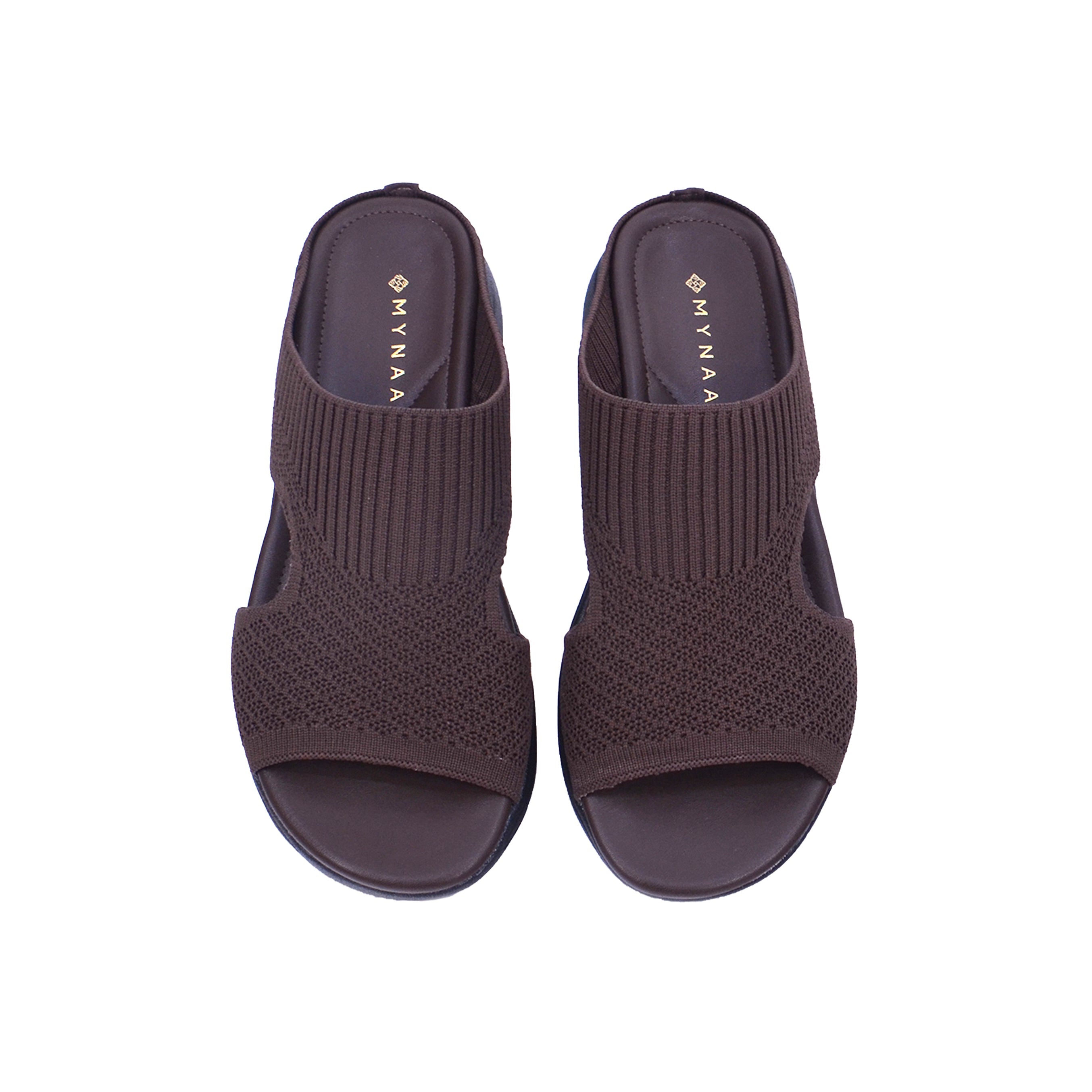 Mynaal 414Rj383 Women's Slip-On Sandal #color_Brown