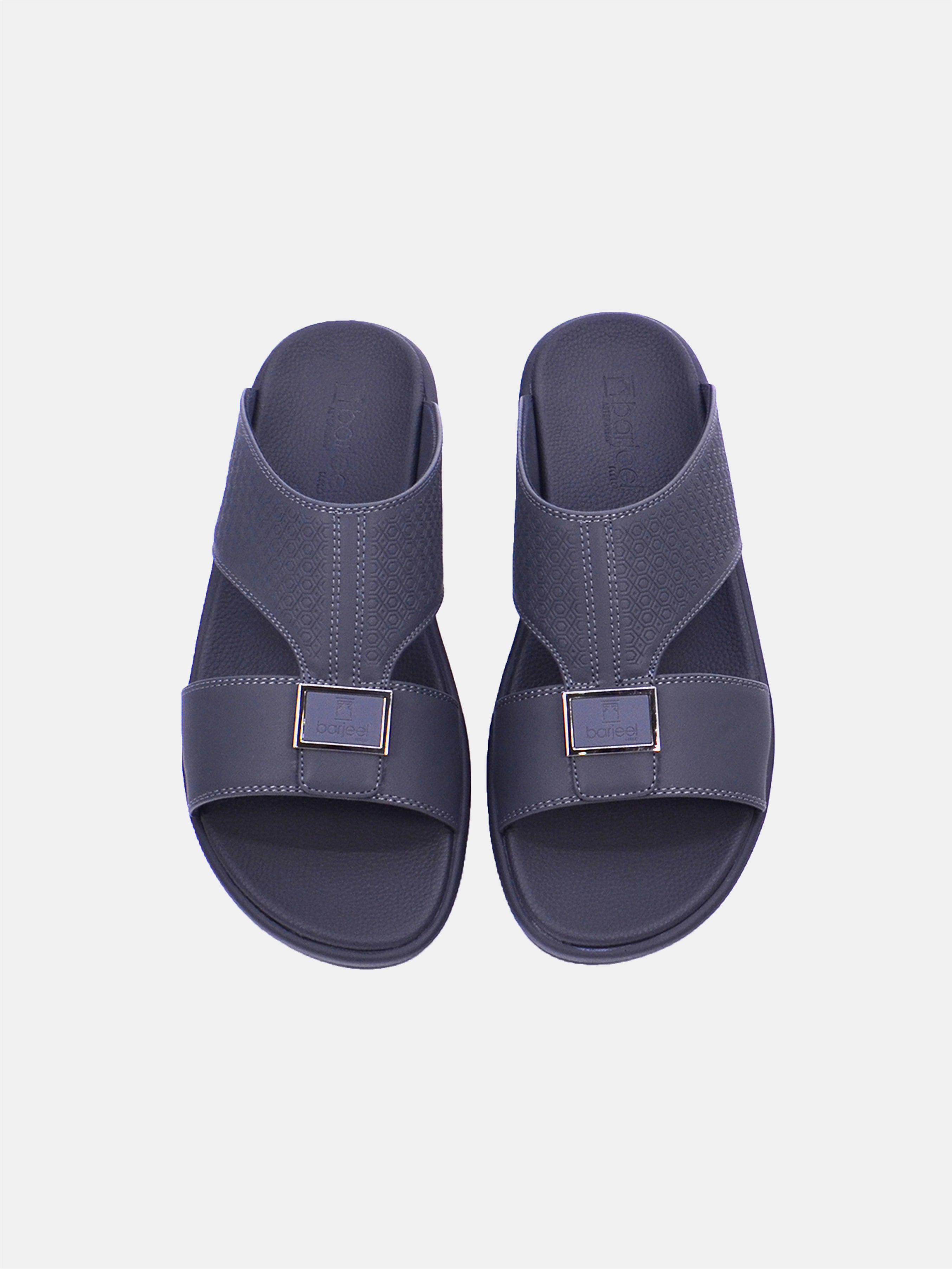 Barjeel Uno M 124 Men's Arabic Sandals #color_gray