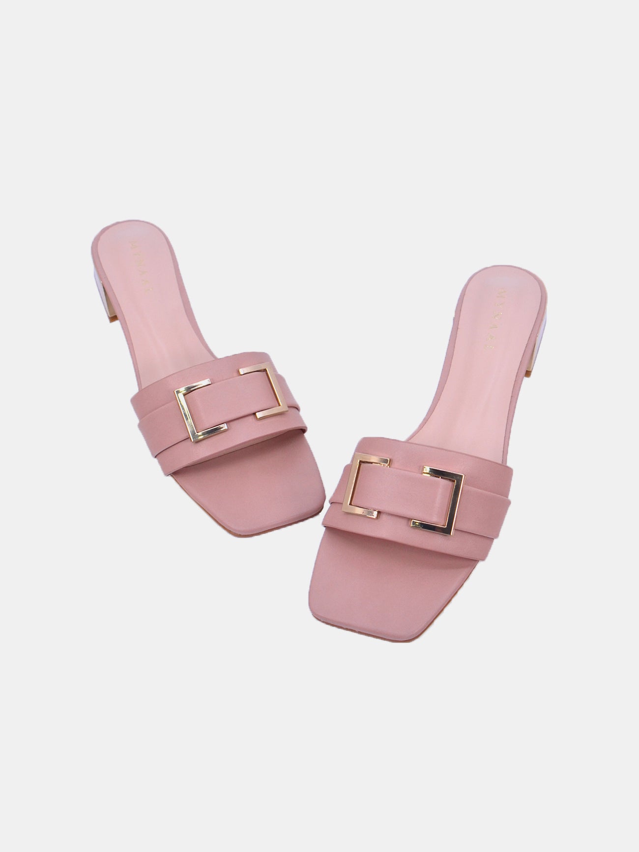 Mynaal Serix Women's Block Heel Sandals #color_Pink