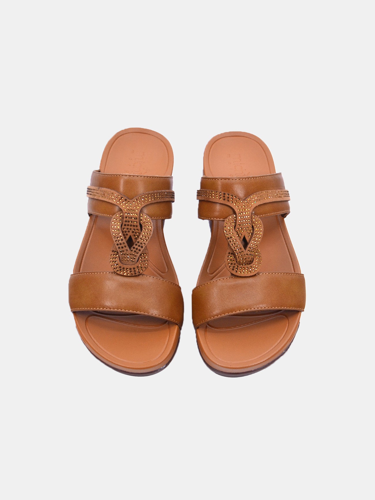 Michelle Morgan 214RJ913 Women's Casual Sandals #color_Tan