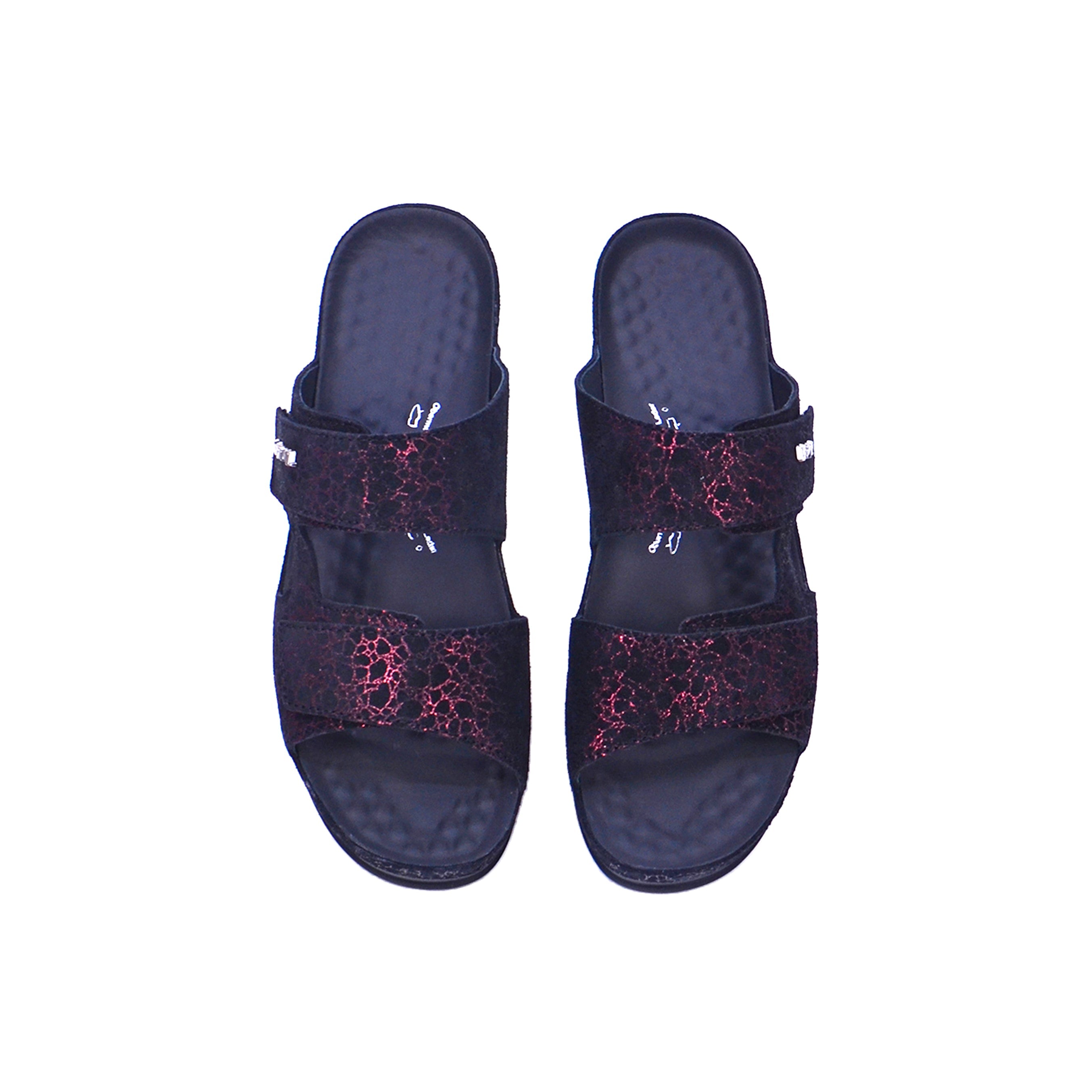 Vital Lara - Cavour 16029S-510-46 Women's Sandals #color_Maroon