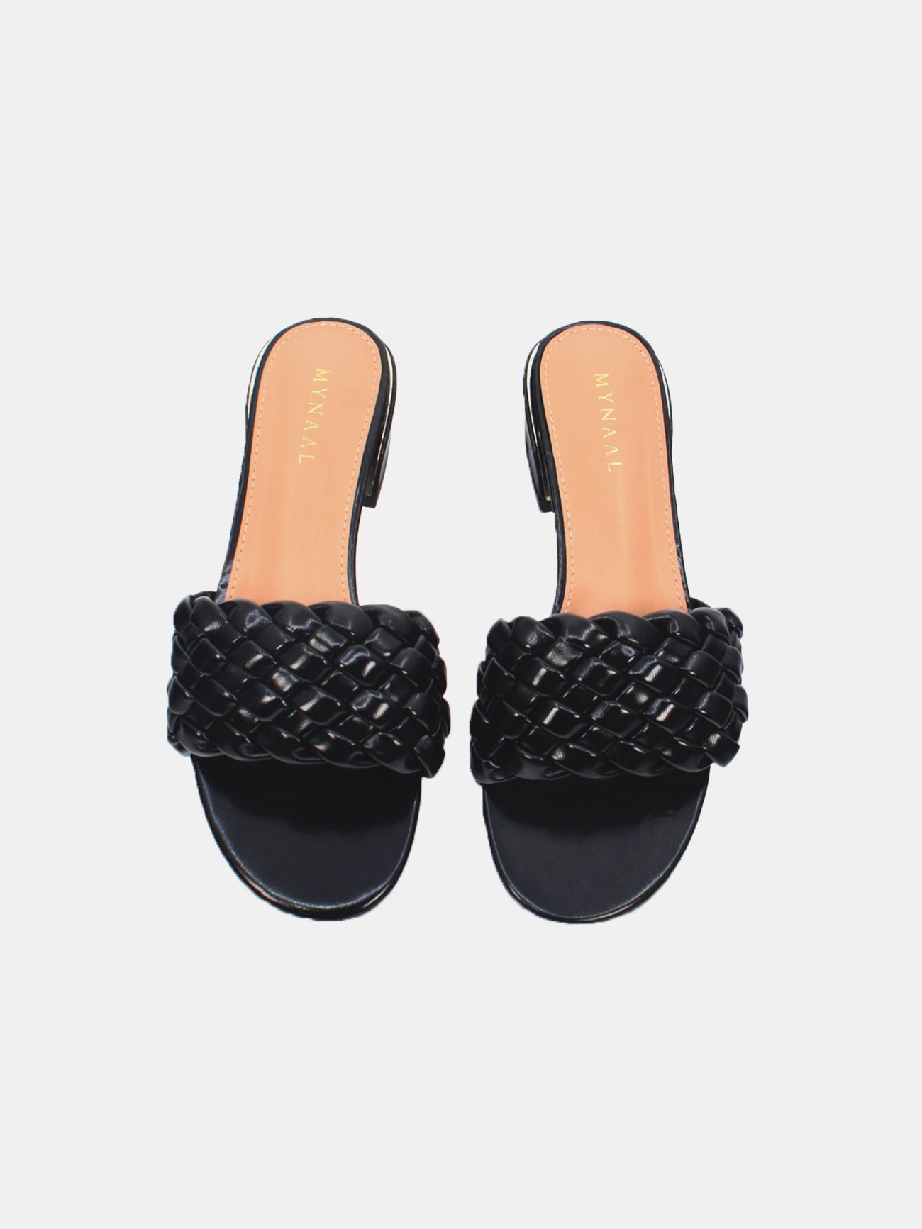 Mynaal Blithe Women's Flat Sandals #color_Black