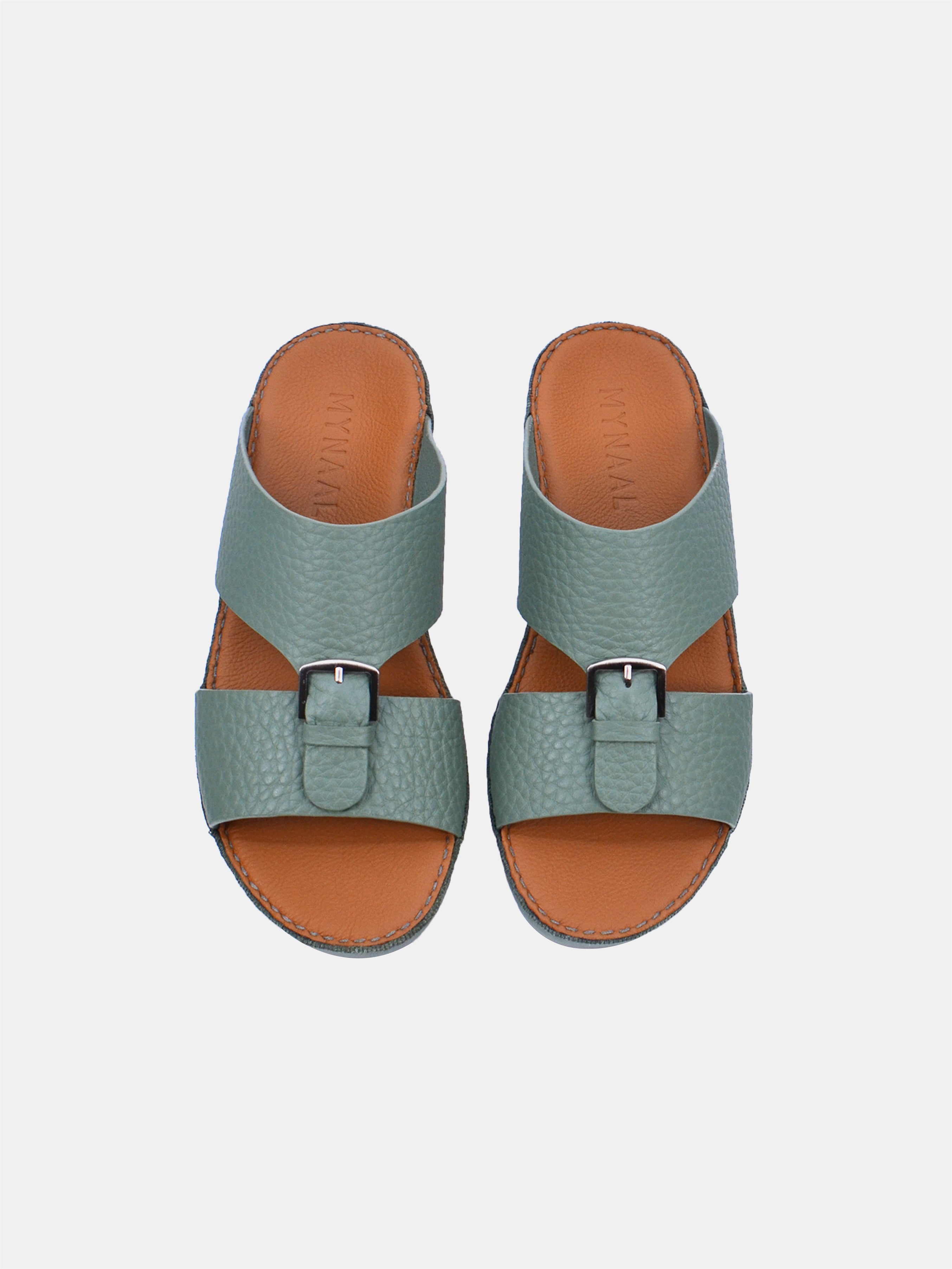 Mynaal B118 Men's Arabic Sandals #color_Brown
