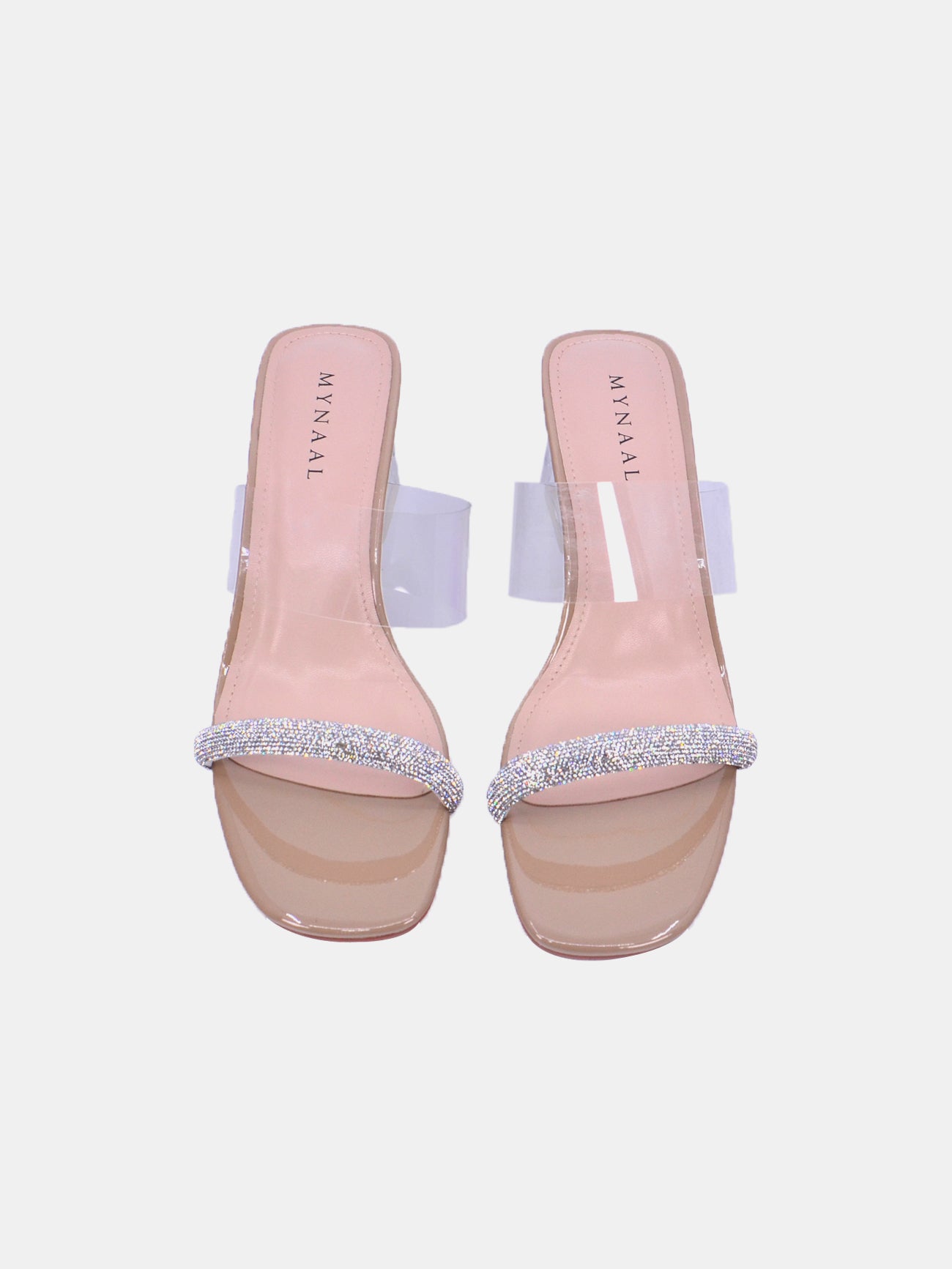 Mynaal Quira Women's Block Heel Sandals #color_Beige