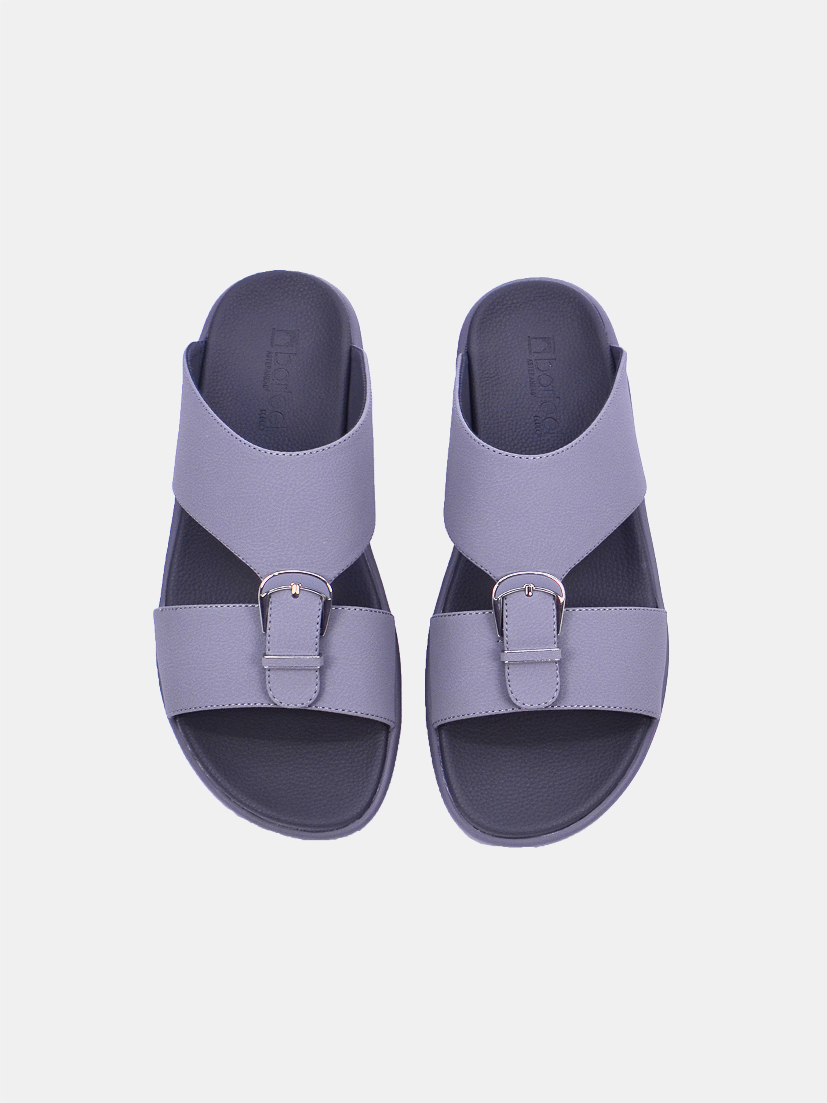 Barjeel Uno M 122A Men's Arabic Sandals #color_gray