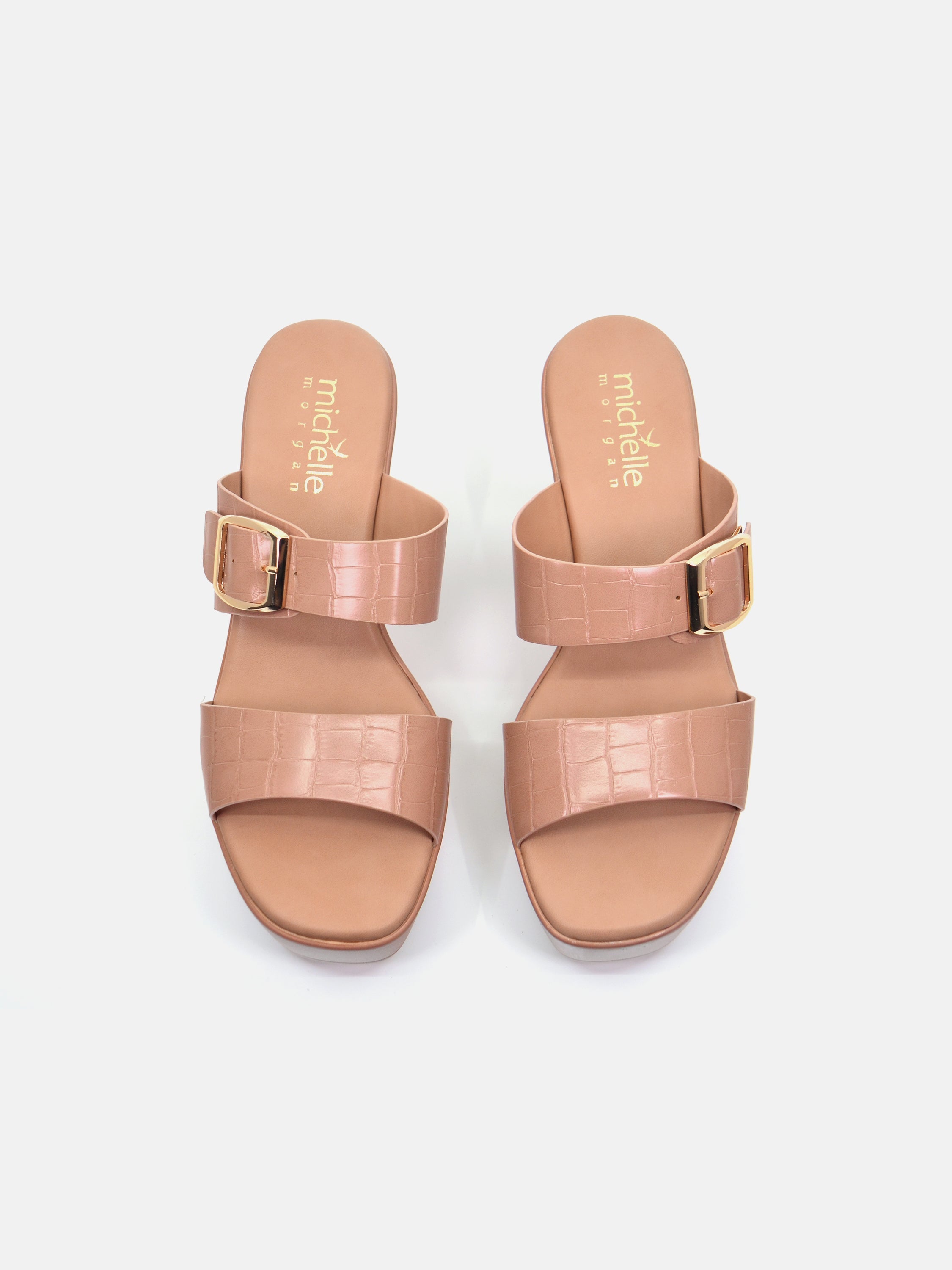 Michelle Morgan 114RJ857 Women's Heeled Sandals #color_Pink