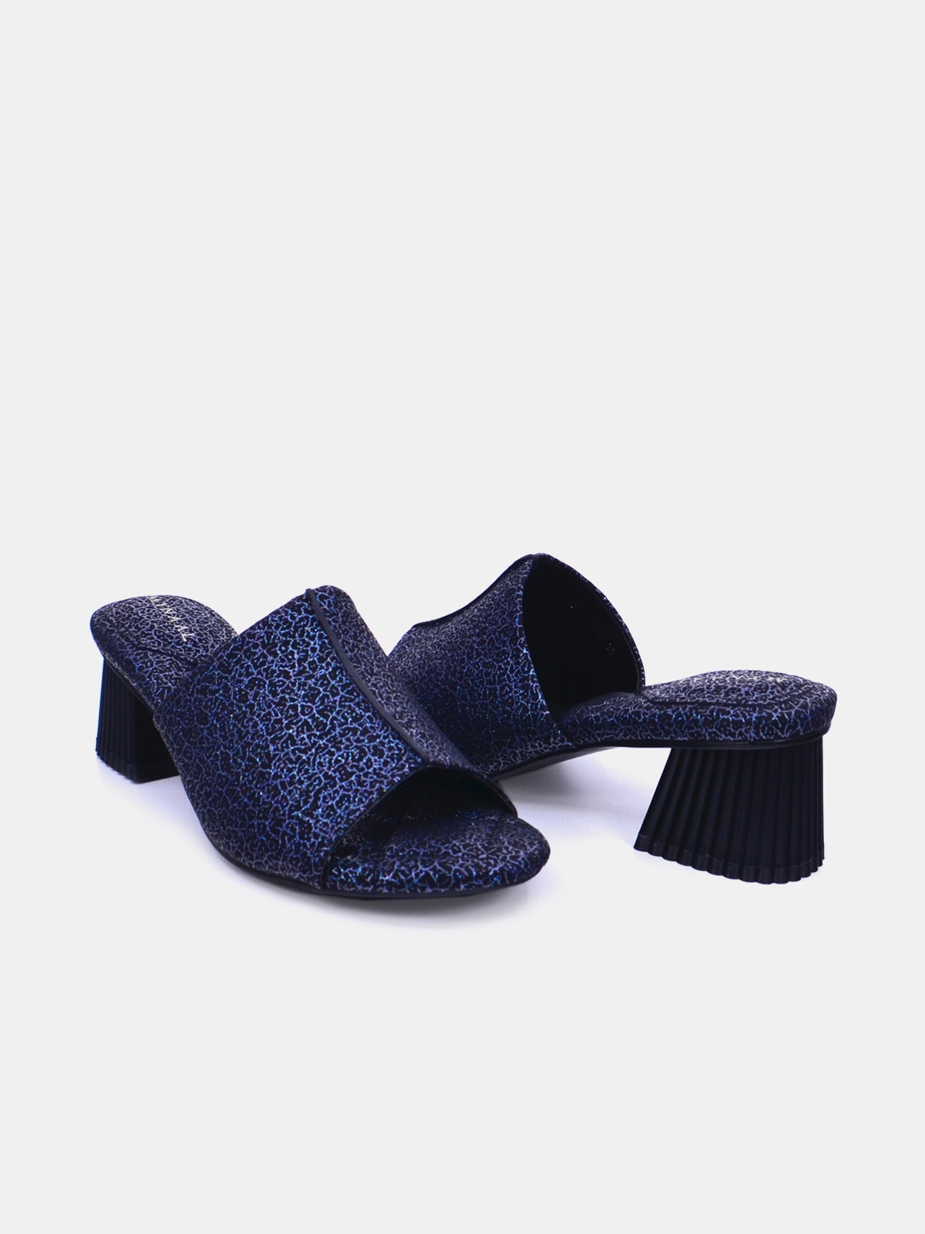Mynaal Omira Women's Block Heel Sandals #color_Black