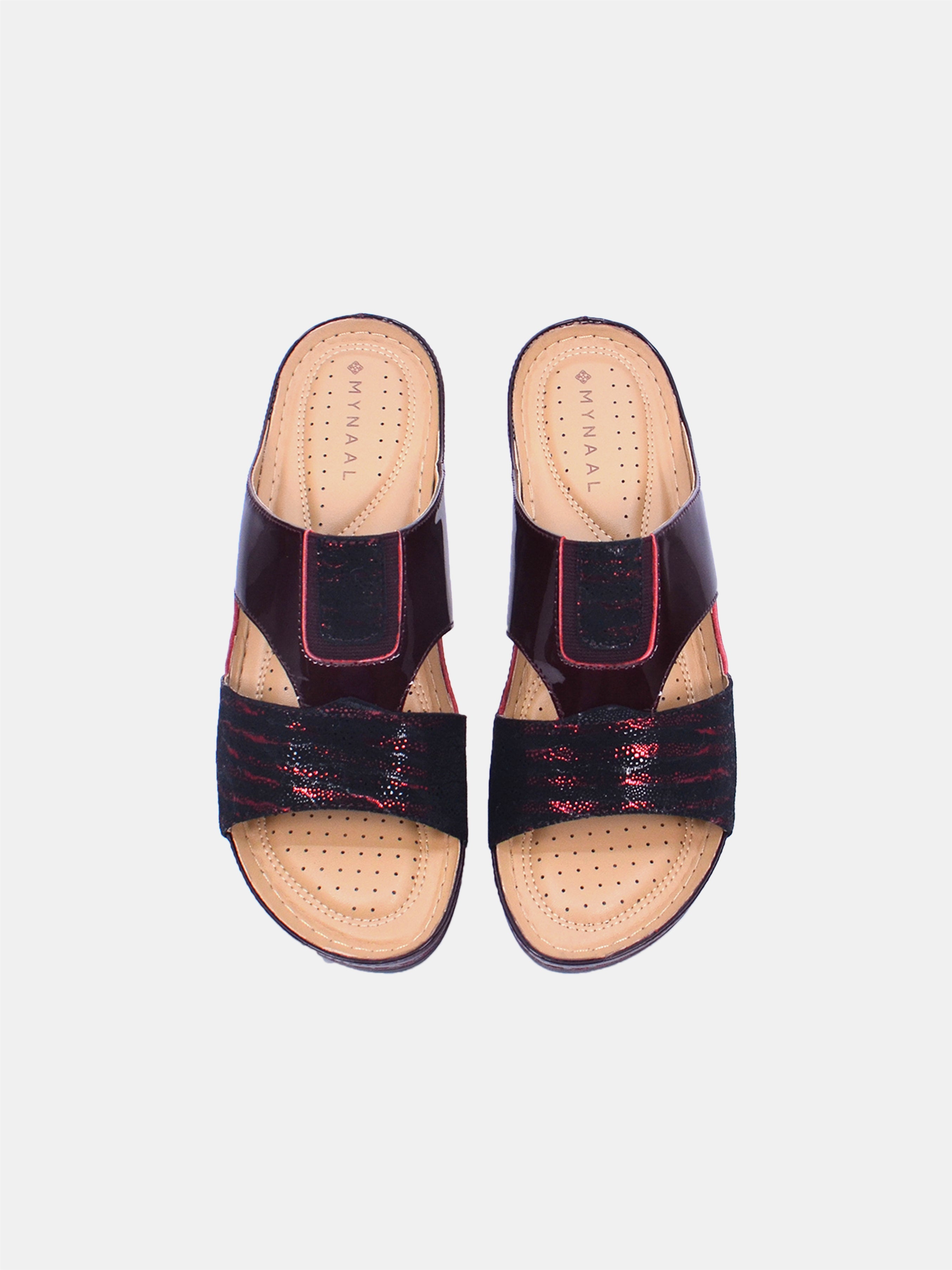 Mynaal Fariah Women's Sandals #color_maroon