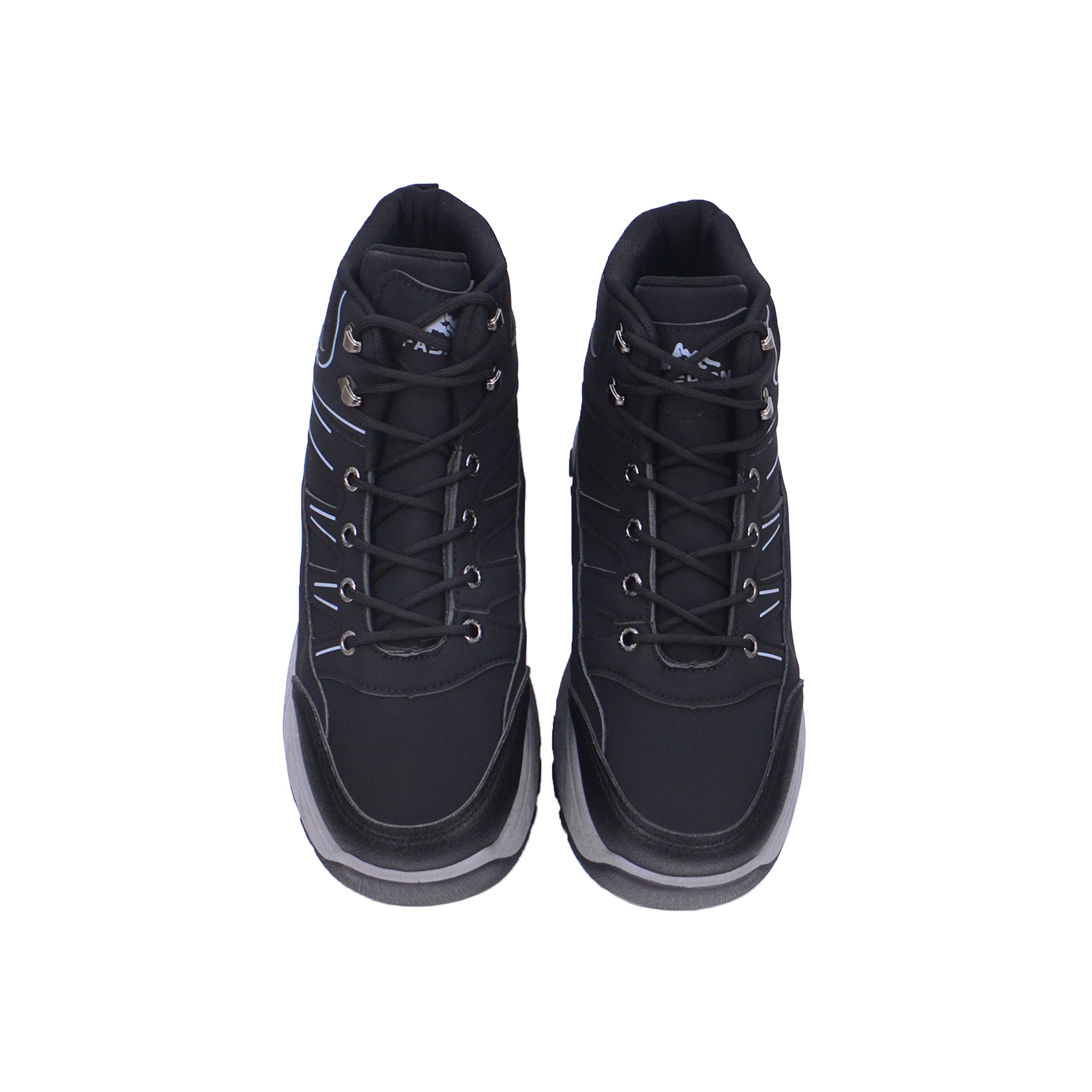 Rest F885 Men's Casual Boots #color_Black
