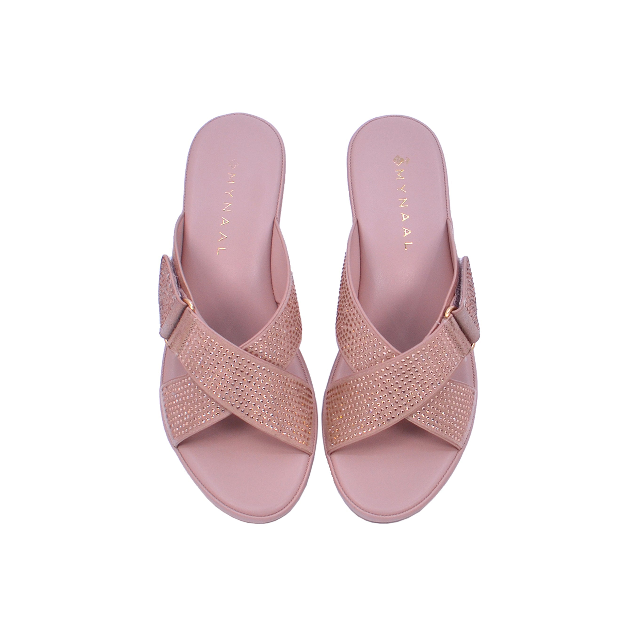 Mynaal 314Zd142 Women's Wedge Sandal #color_Pink