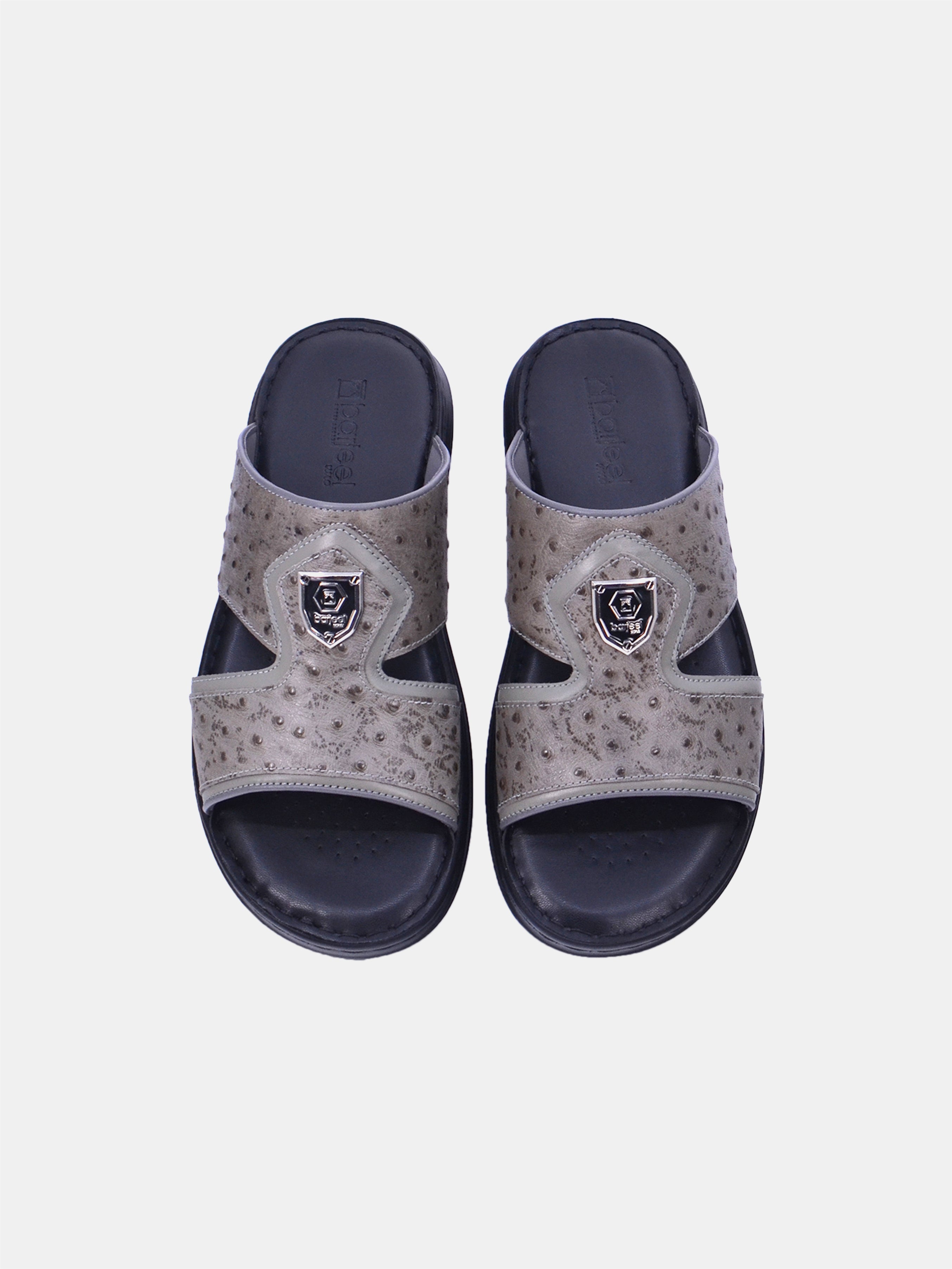 Barjeel Uno 21410-60 Men Arabic Sandals #color_Gray