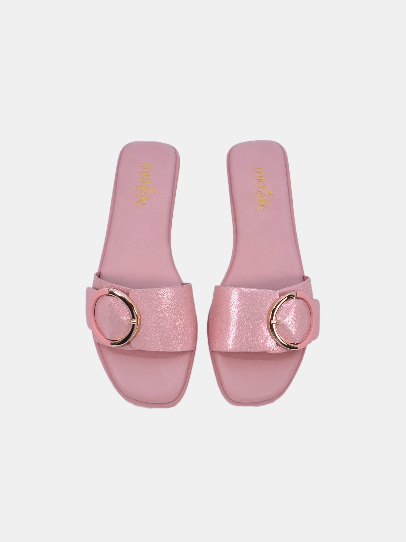 Michelle Morgan 114RL105 Women's Flat Sandals #color_Pink