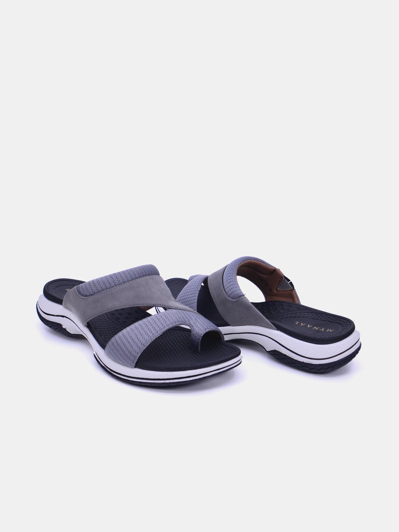 Mynaal Marzelle Women's Flat Sandals #color_Gray