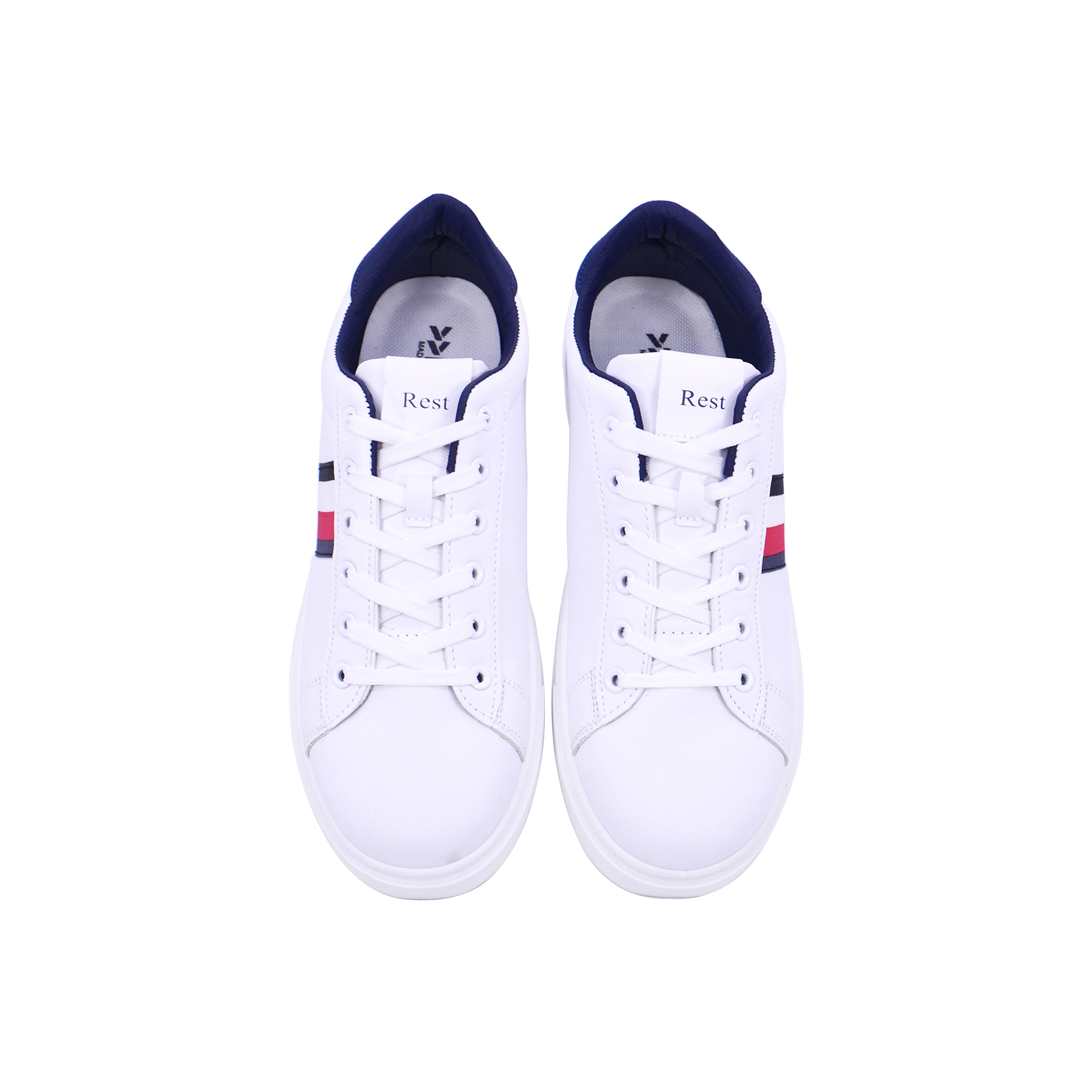 Rest 2410 Men's Casual Shoes #color_White