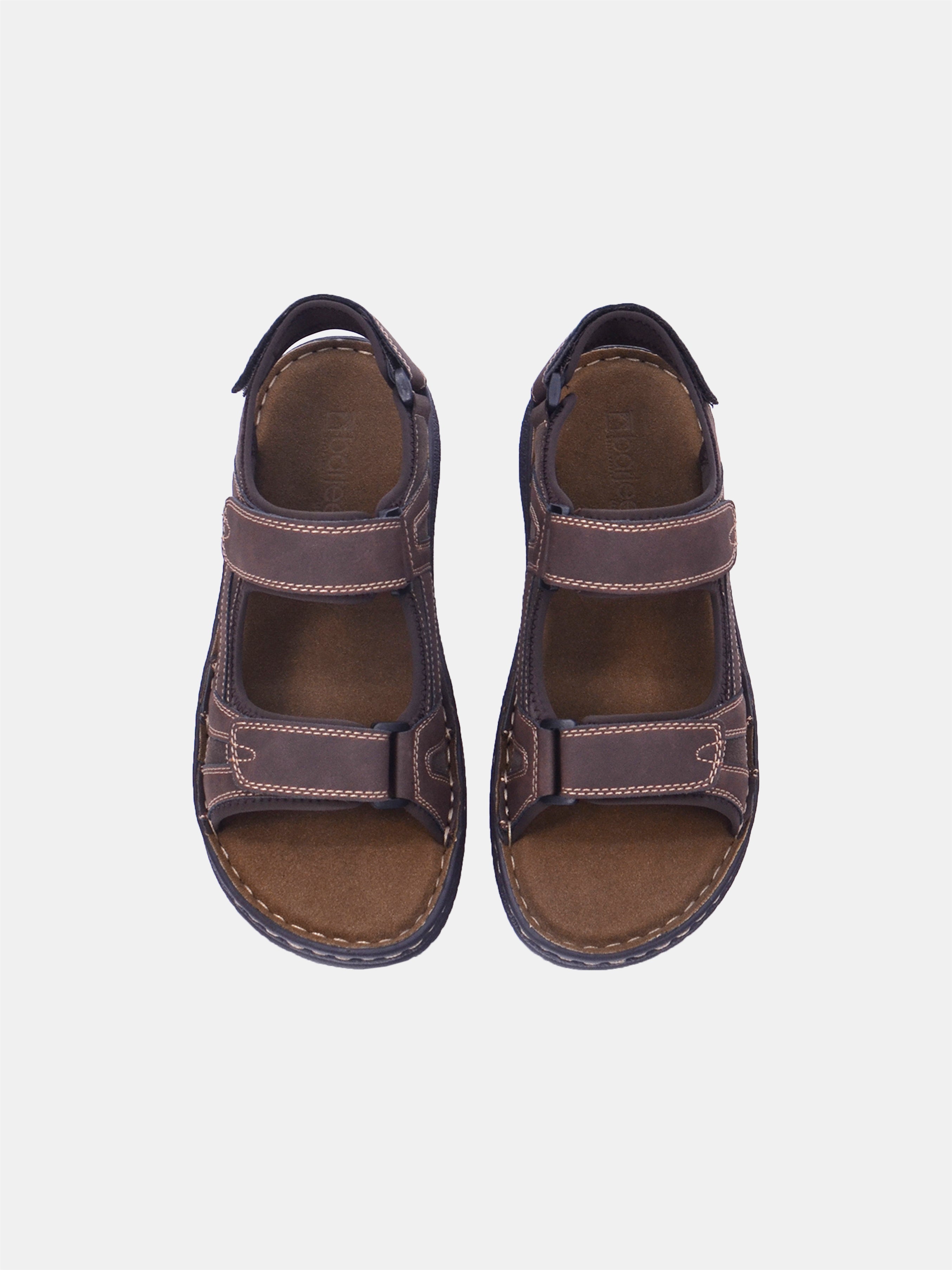 Barjeel Uno 0778-2 Men Casual Sandals #color_Brown