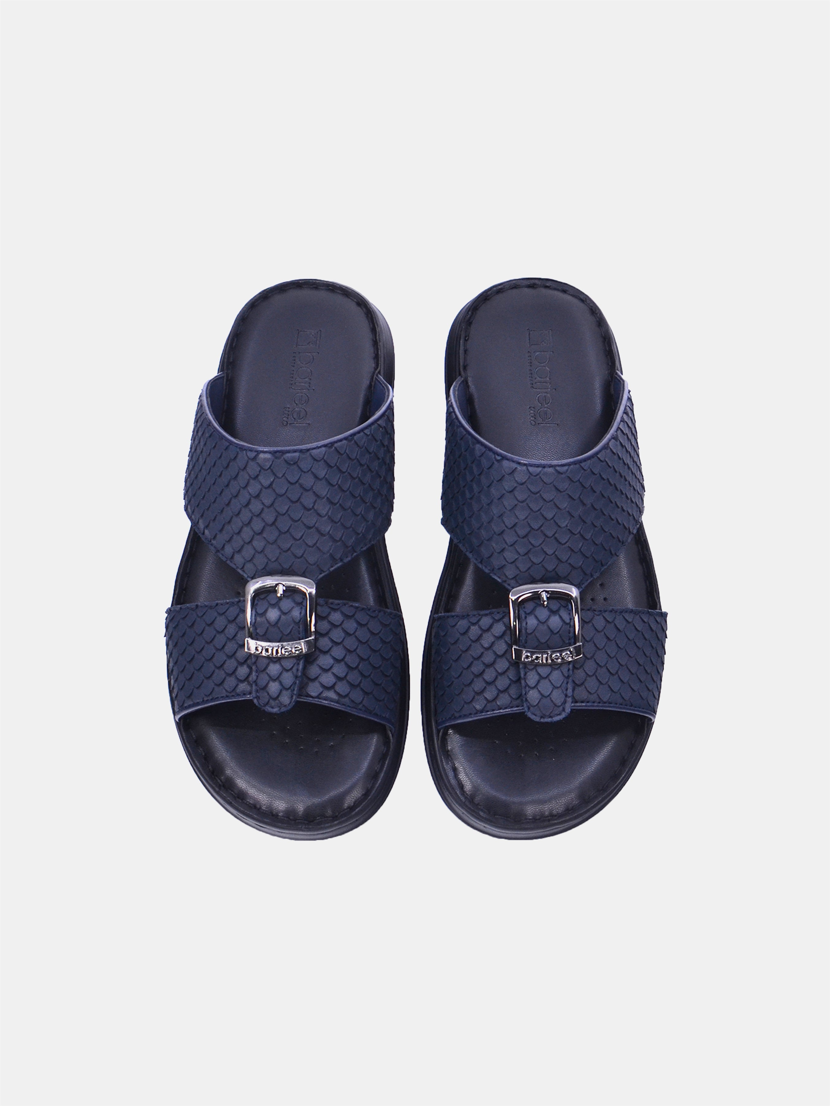 Barjeel Uno 21410-62 Men Arabic Sandals #color_Navy