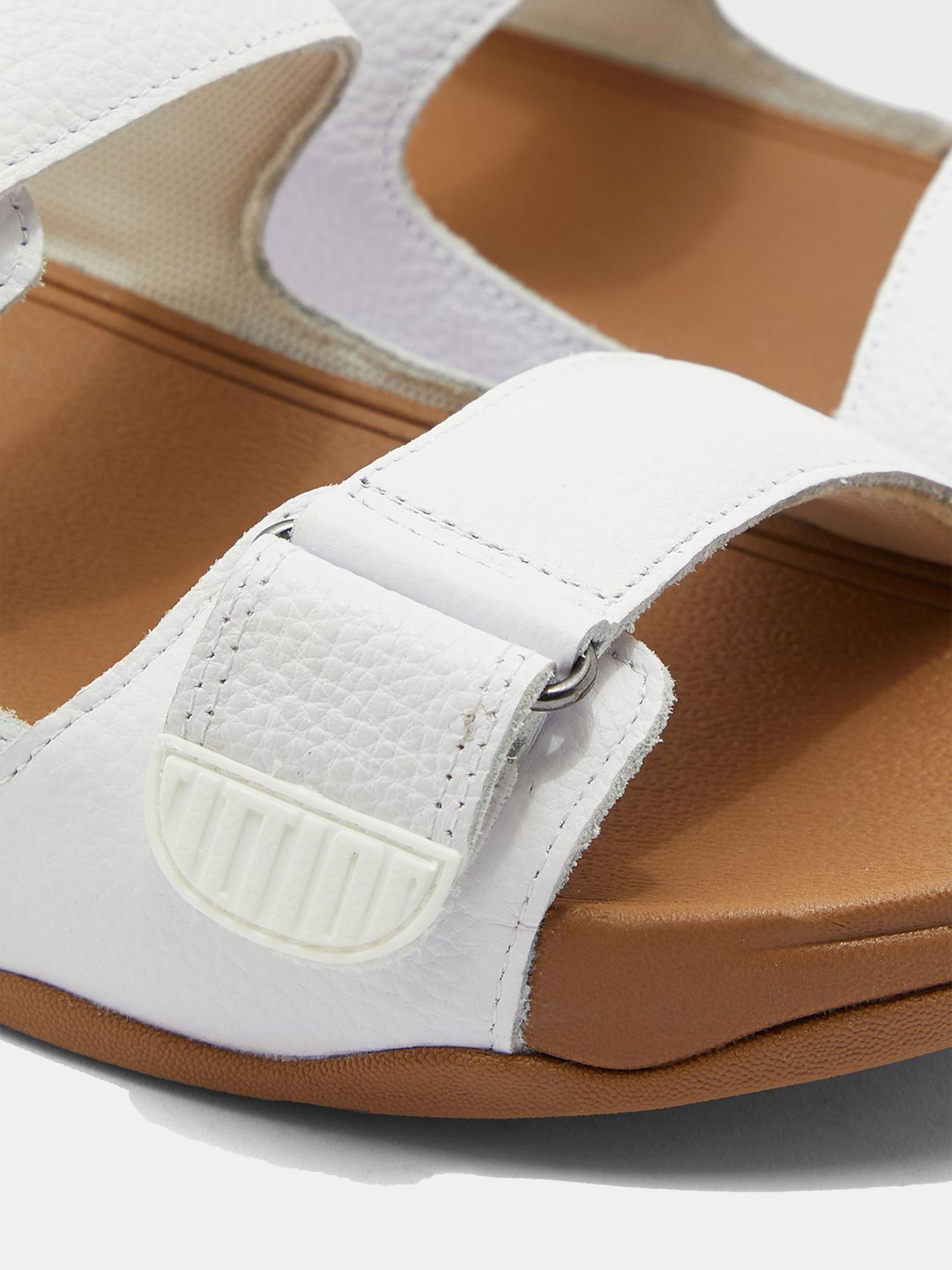 Fitflop Men's Gogh Moc Leather Sandals #color_White