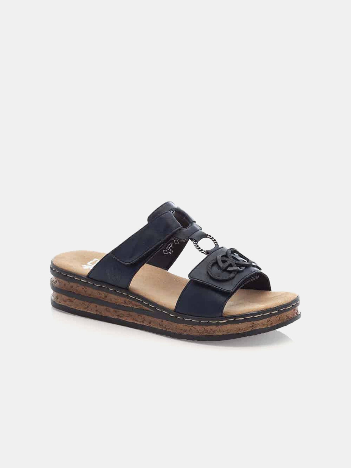 Rieker 62936 Women's Slider Sandals #color_navy