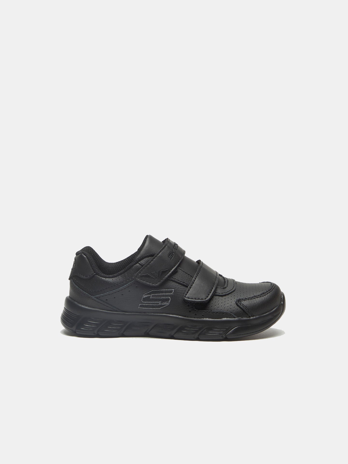 Skechers Comfy Flex School Shoes #color_Black