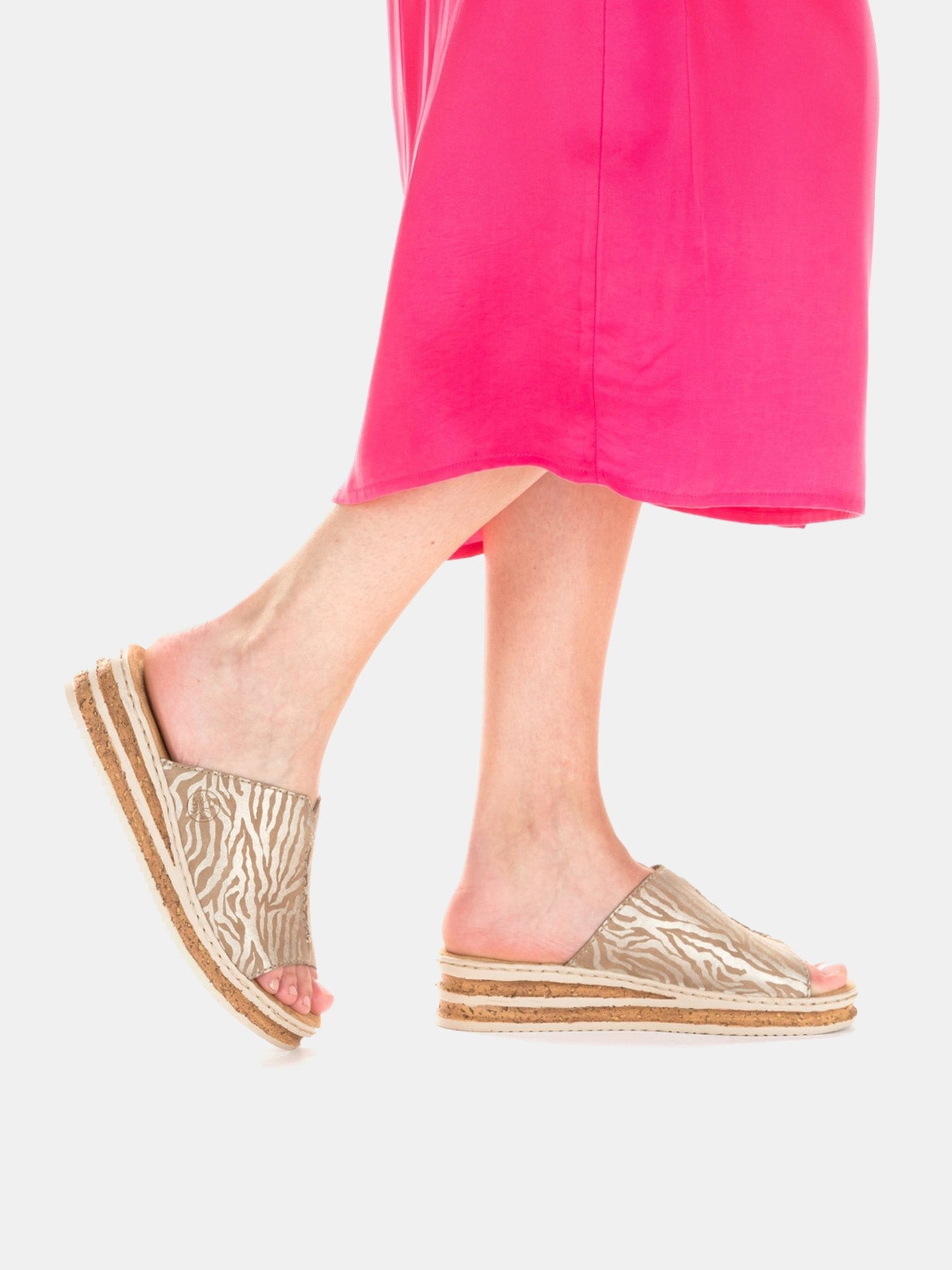Rieker 629M9-62 Women's Slider Sandals #color_beige