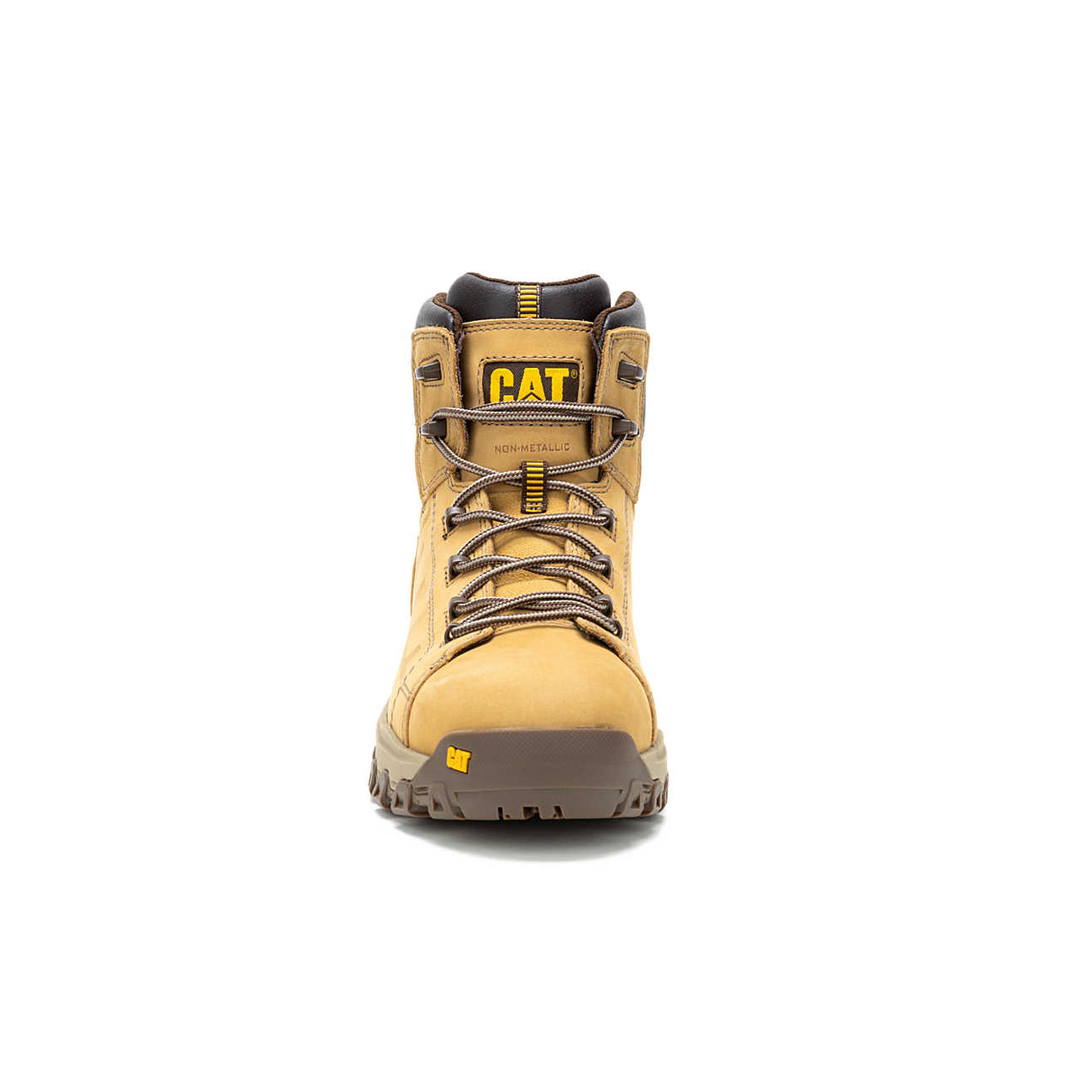 Caterpillar Men's Threshold Rebound Waterproof Composite Toe Work Boot #color_Yellow