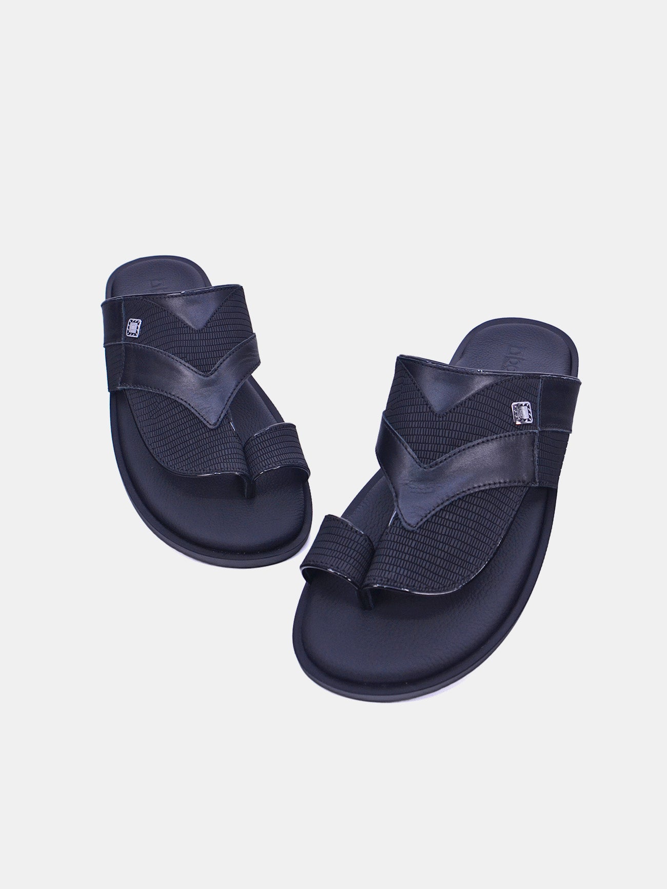Barjeel Uno 175-042 Men's Sandals #color_Black