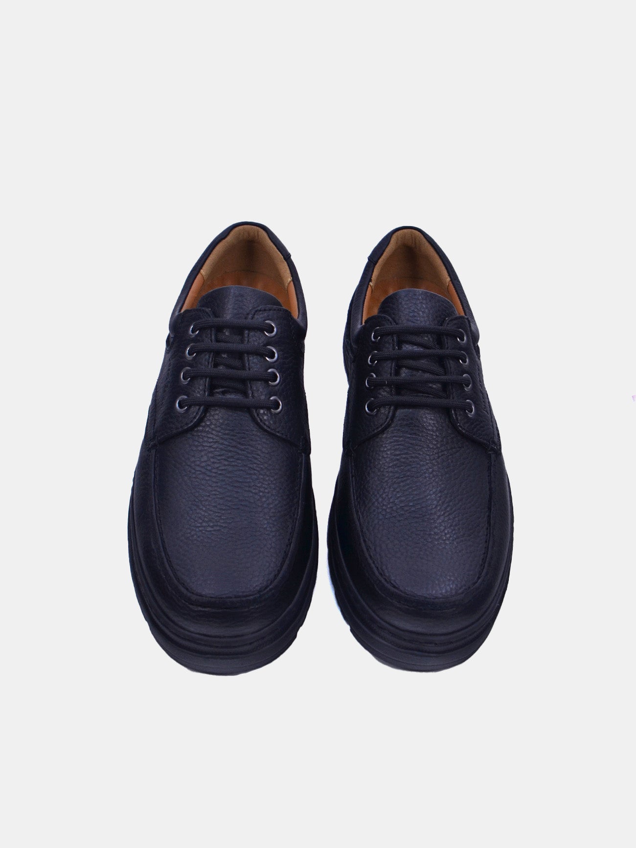 Josef Seibel 6145-5 Men's Grain Leather Shoes #color_Black