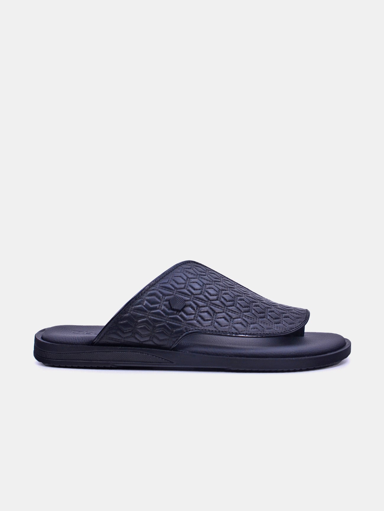Barjeel Uno 175-044 Men's Sliders Sandals #color_Black
