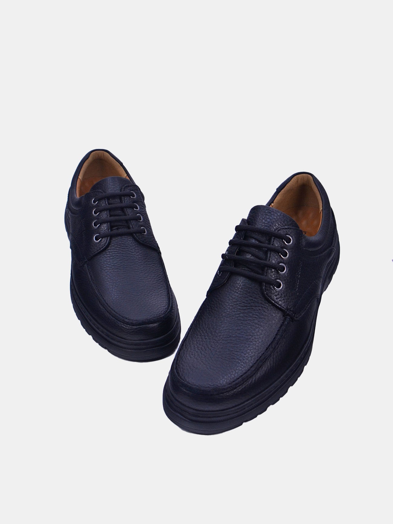 Josef Seibel 6145-5 Men's Grain Leather Shoes #color_Black