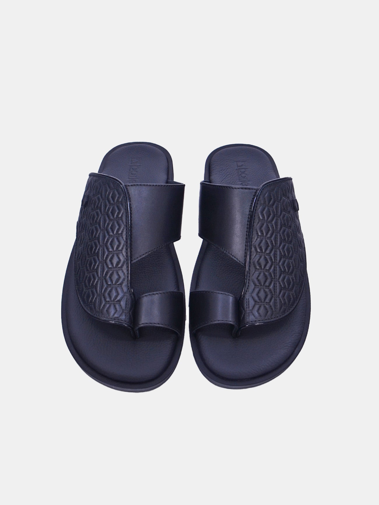 Barjeel Uno 175-044 Men's Sliders Sandals #color_Black