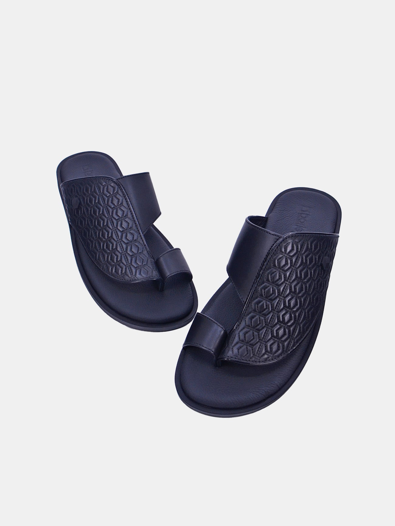 Barjeel Uno 175-044 Men's Sliders Sandals #color_Black