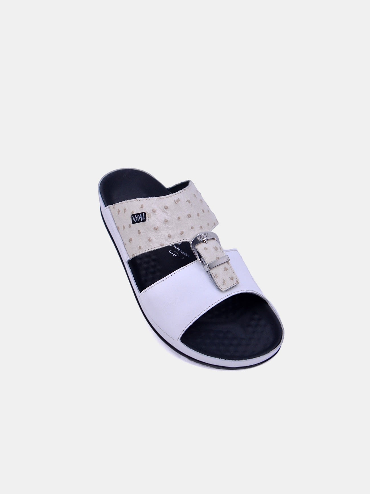 Vital 09111S Men's Slider Sandals #color_Beige