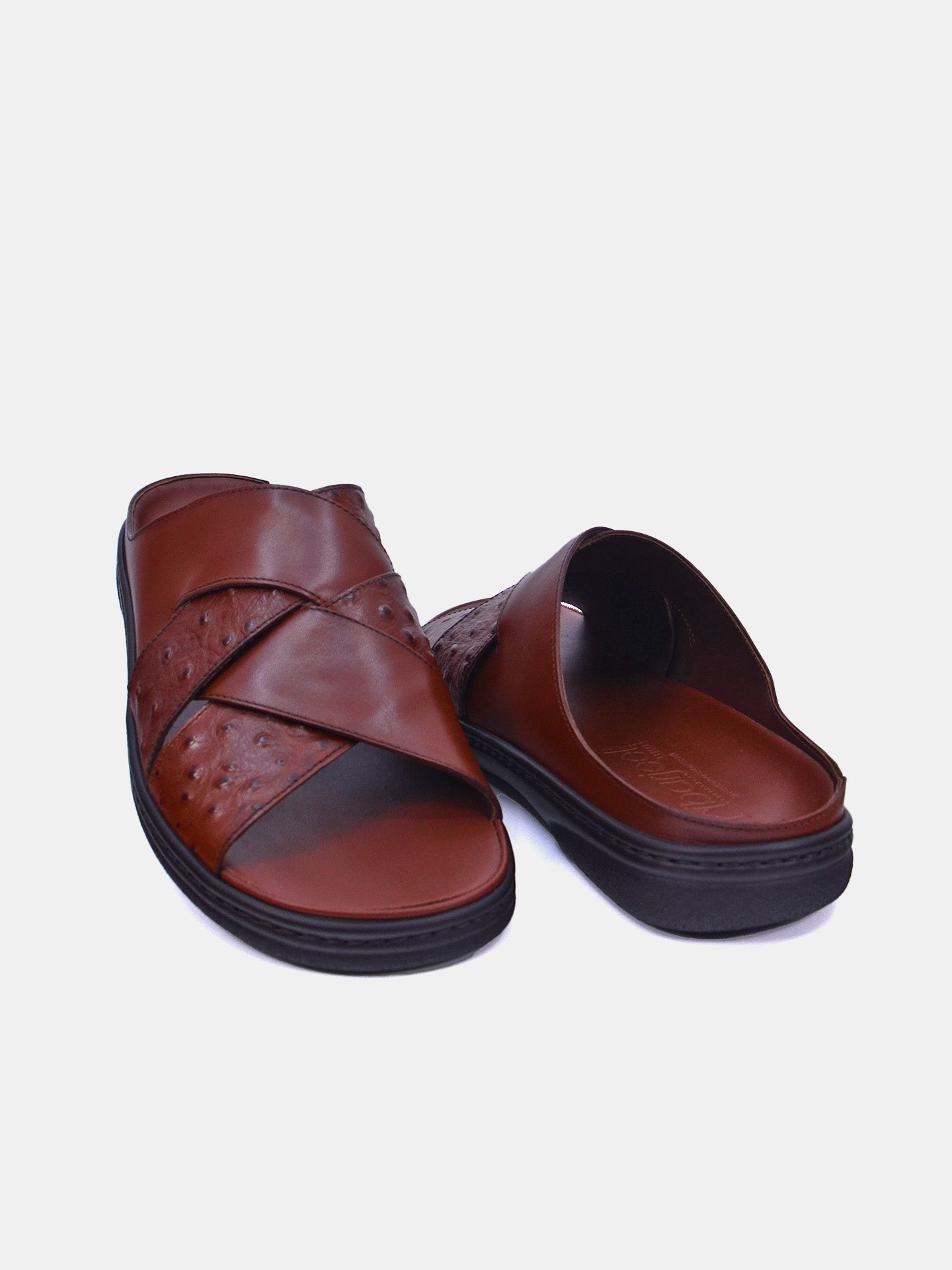 Barjeel Uno 2339 Men's Arabic Sandals #color_Tan